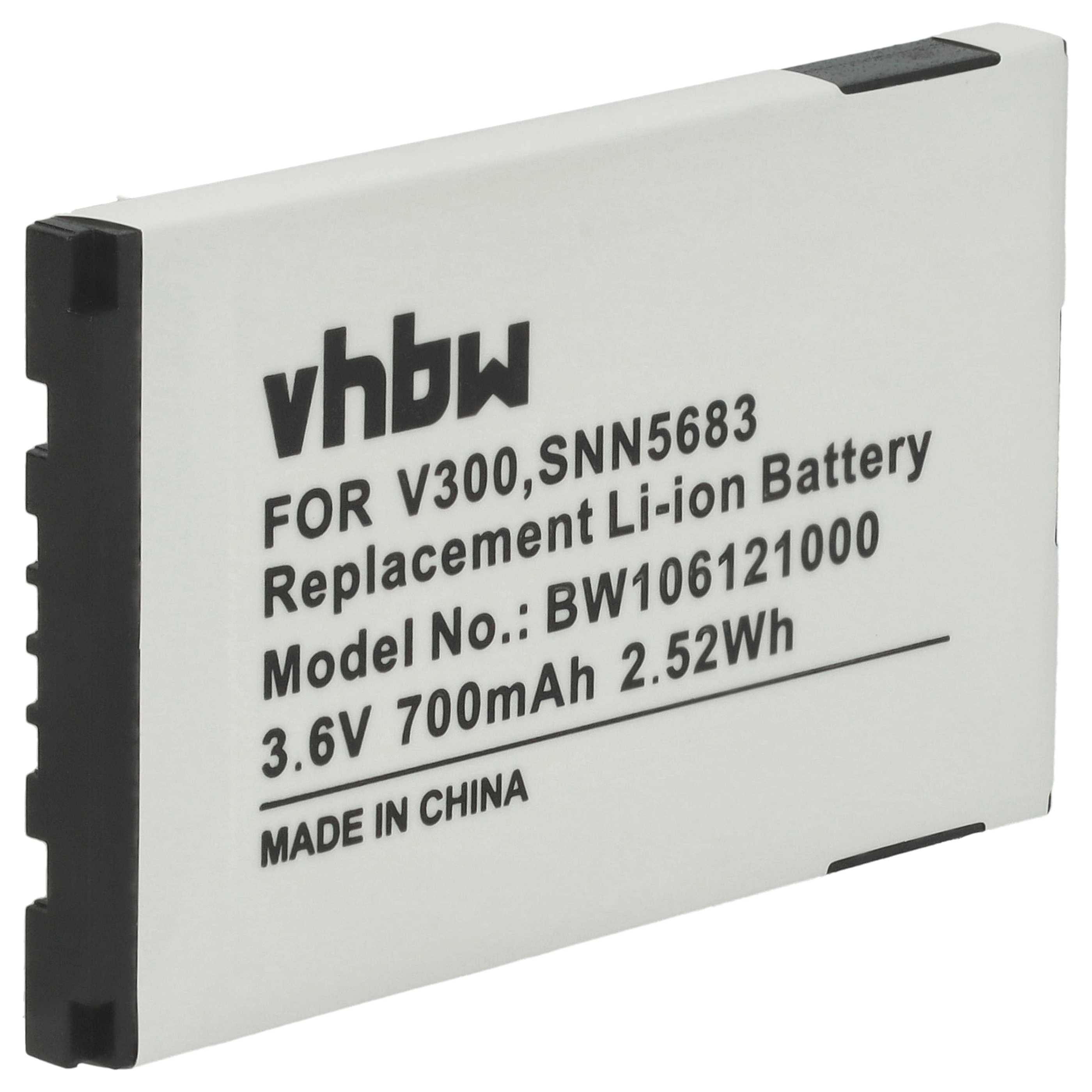 vhbw batteria compatibile con Motorola Razr V3T, V3Z, V3c, V3m, V3E, V235, V3i, V3im, V3, V3xx smartphone cellulare (850mAh, 3,7V, Li-Ion