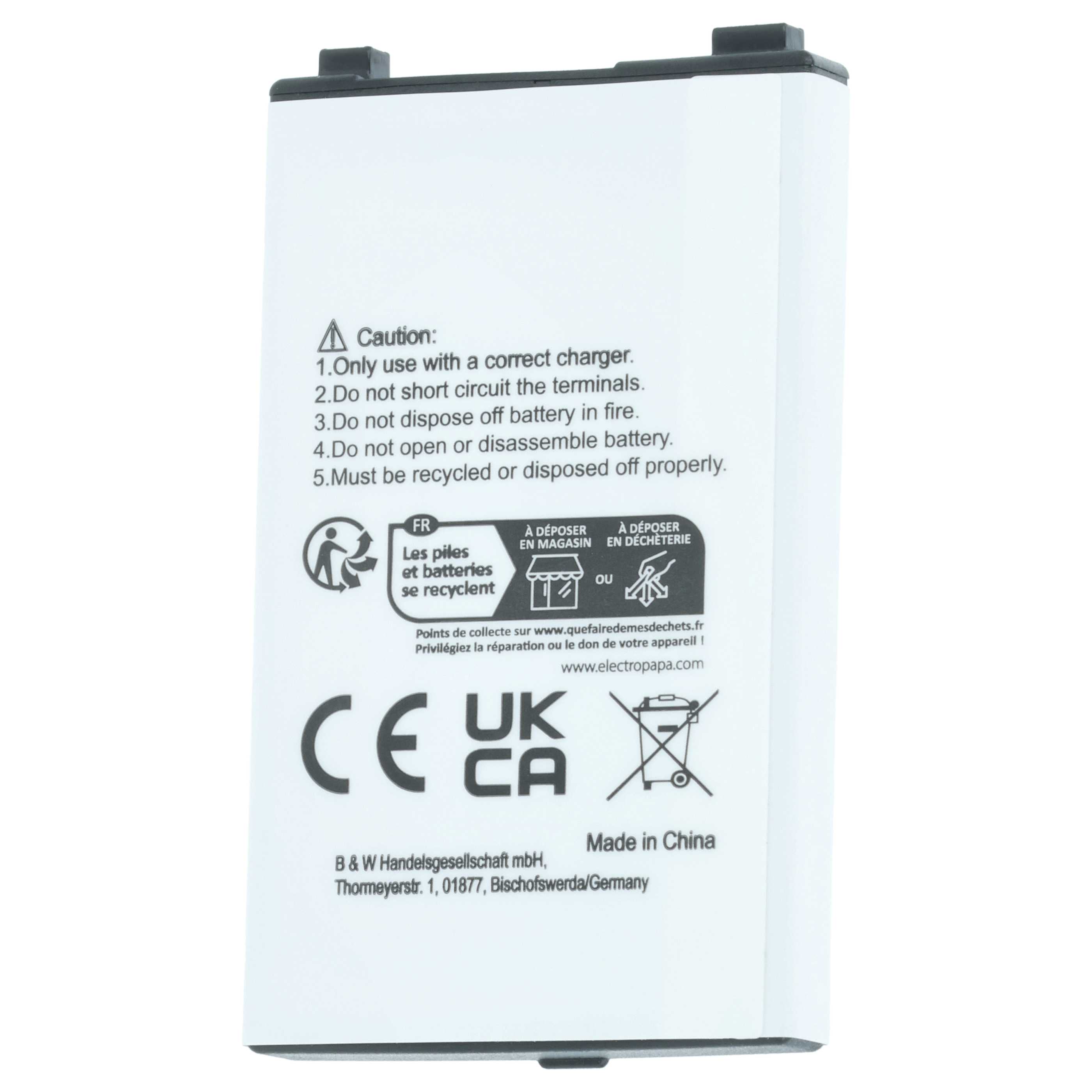 Batterie remplace Sony Ericsson BST-38 téléphone portable Sony-Ericsson - 900mAh 3,7V Li-ion | 800107023