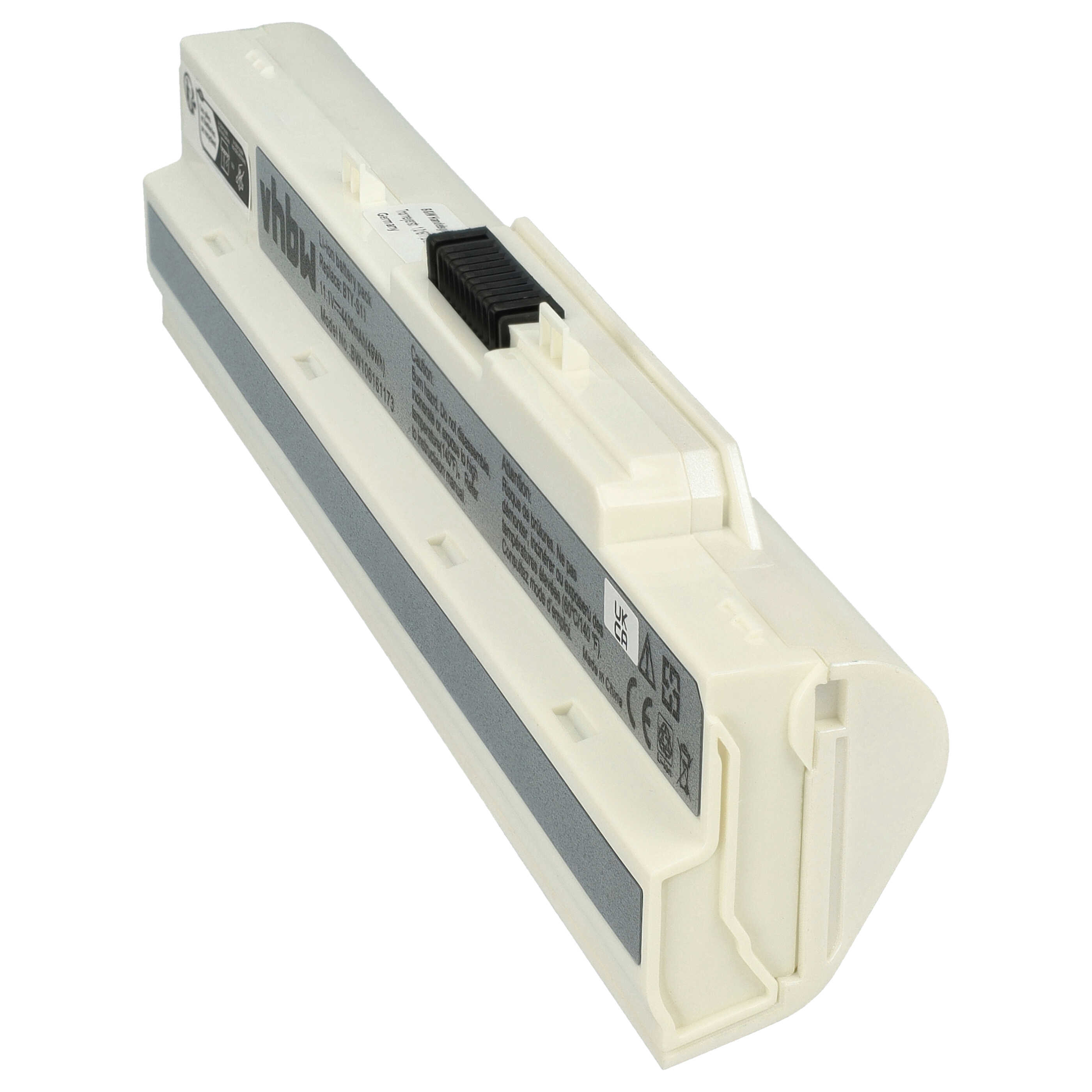 vhbw Replacement Battery compatible with Belinea b.Book 2 XS, 2 XS MS-N041 Laptop (6600 mAh, 11.1 V, Li-ion, white