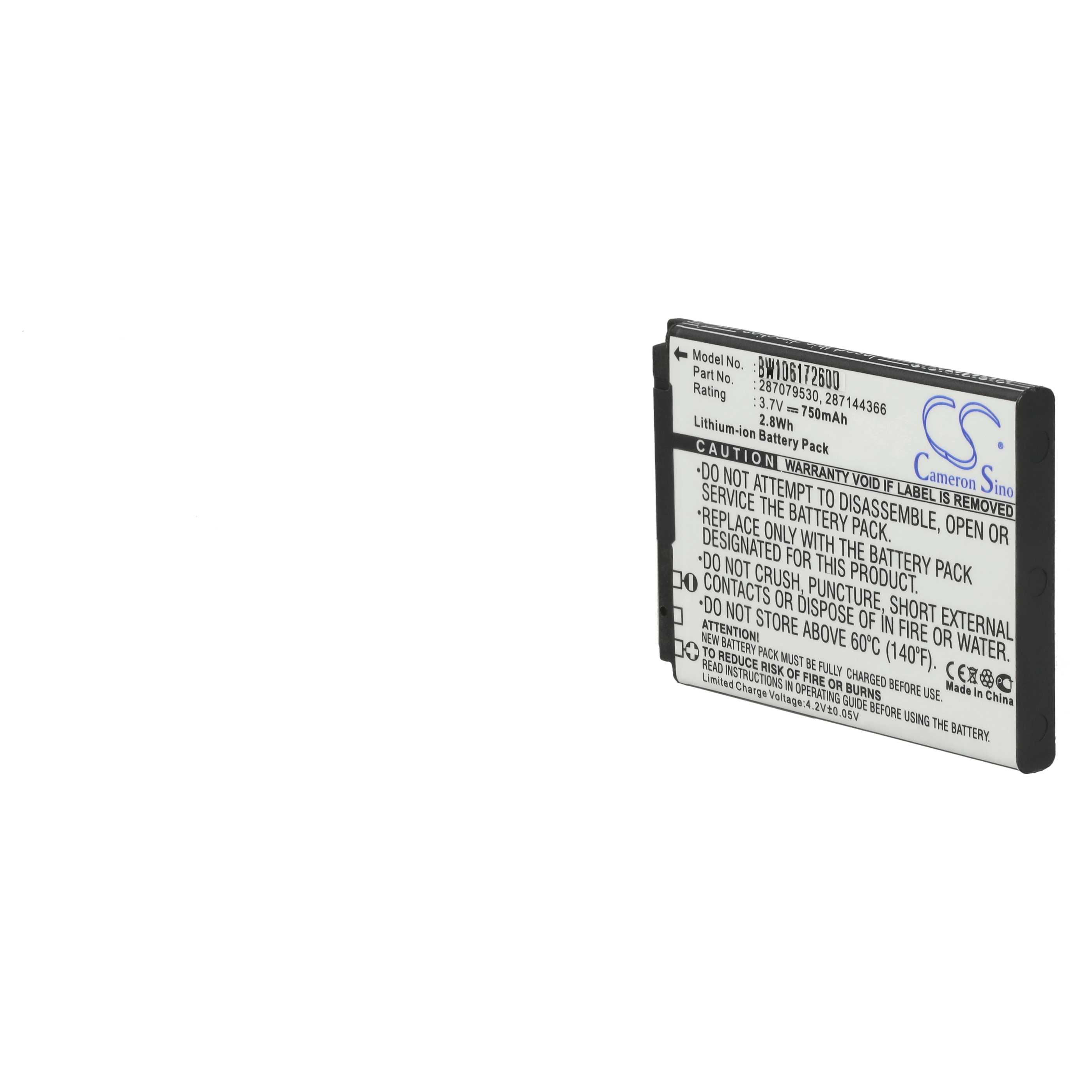 Batterie Rechargeable 750mAh Pour Vodafone 527, 526, VF 540, 226 - Marque Vhbw (Neuf)