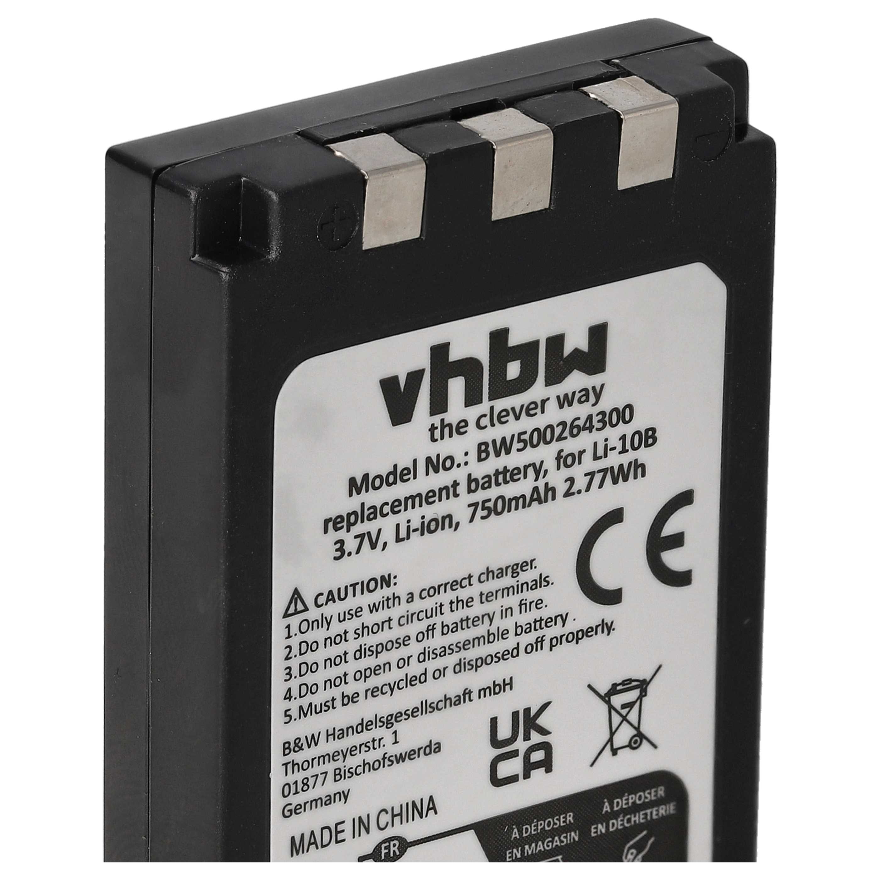 Batteria Olympus LI-10B / L112B - 3,7V 1050mAh, Sostituta Universale