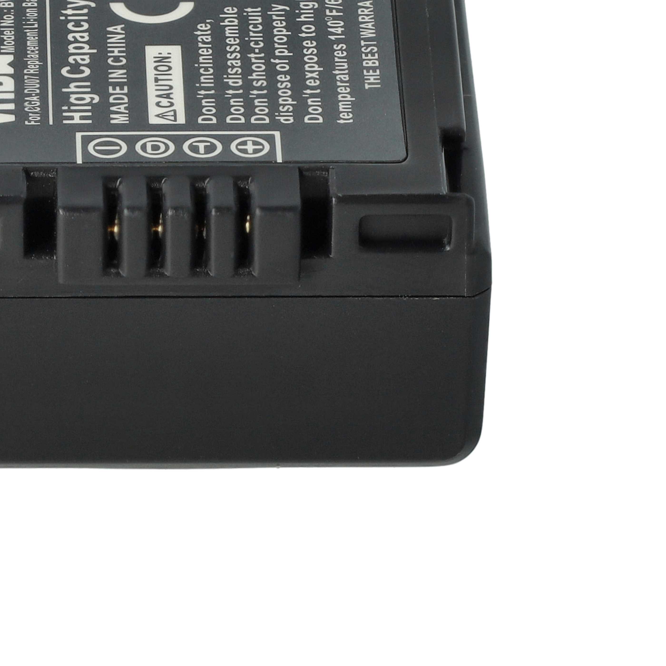 Vhbw Akku Für Panasonic Kameras – 1100 MAh, 7,2 V, Li-Ion, Kompatibel Mit PV-GS55, VDR-D150 Uvm.