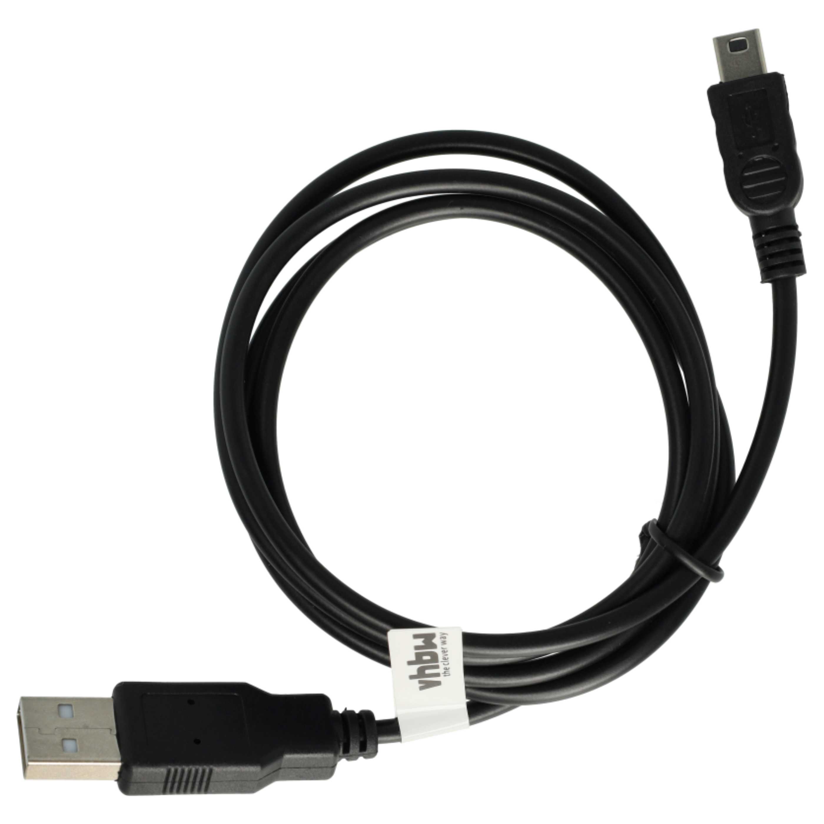 Cable De Datos USB Compatible Con Canon EOS Kiss F, Kiss X50, Kiss X7, Kiss X70, Kiss X90, M10, 2000D, GL2, IXUS 185, IXUS 190 Mini USB, 1 M, Cable De Datos
