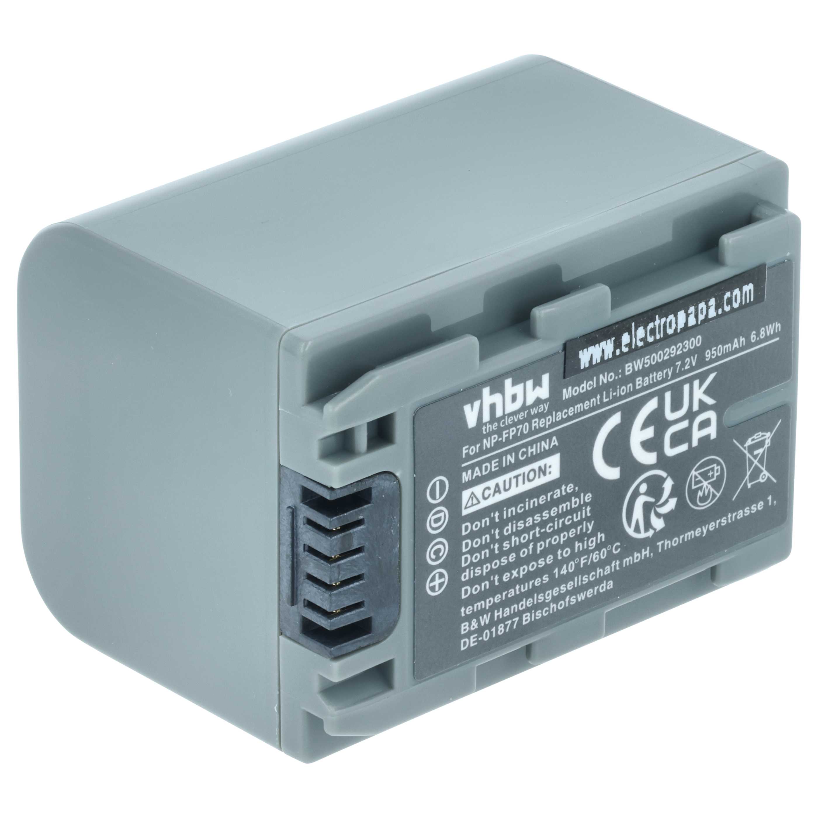 Batterie Otech 1600 MAh NiMH Pour Caméscope SONY DCR-SR100, Neuve, Garantie 2 Ans