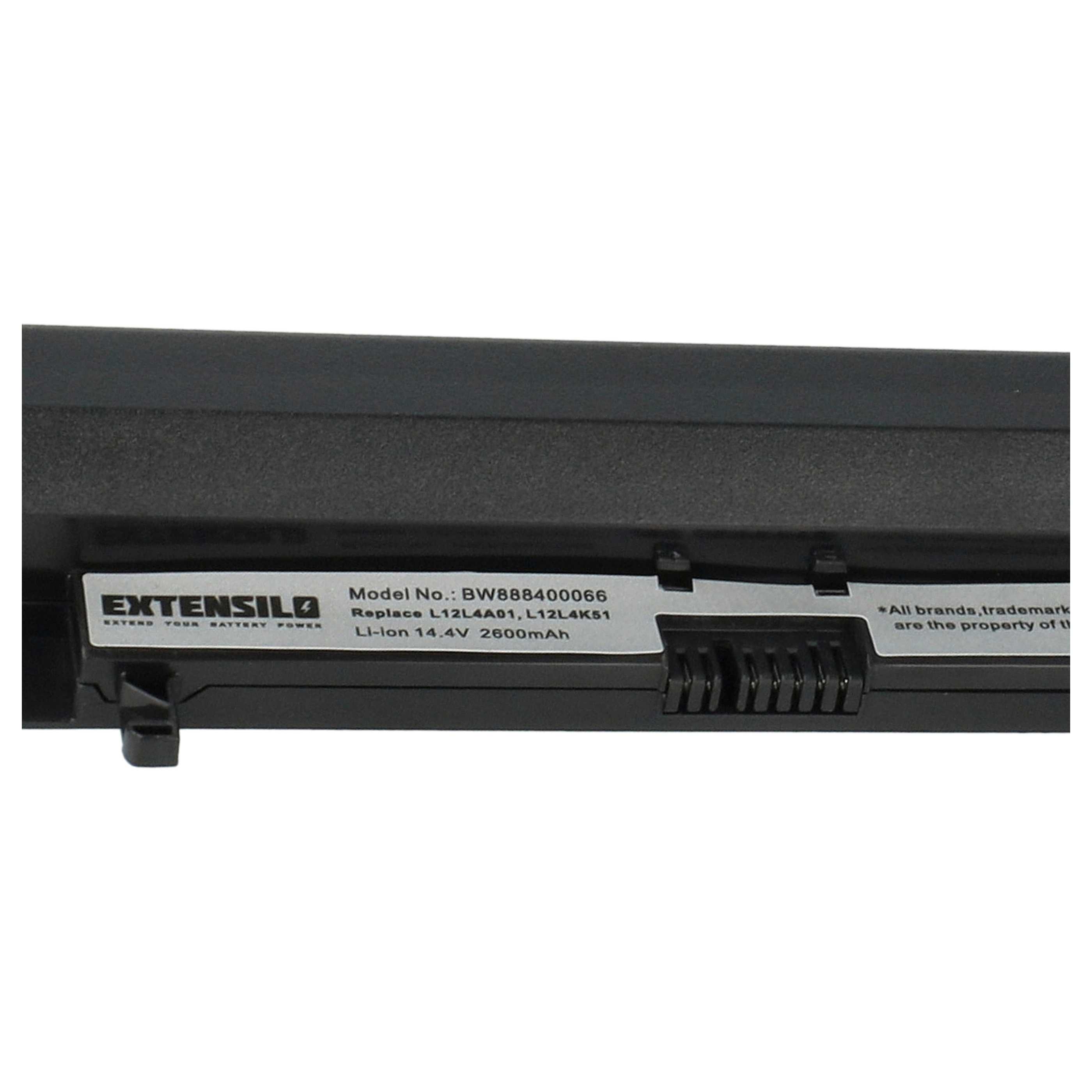 Vhbw Batteria Sostitutiva Per Lenovo L12M4E51, L12M4A01, L12L4K51, 14.4V 2200mAh Li-Ion - 5