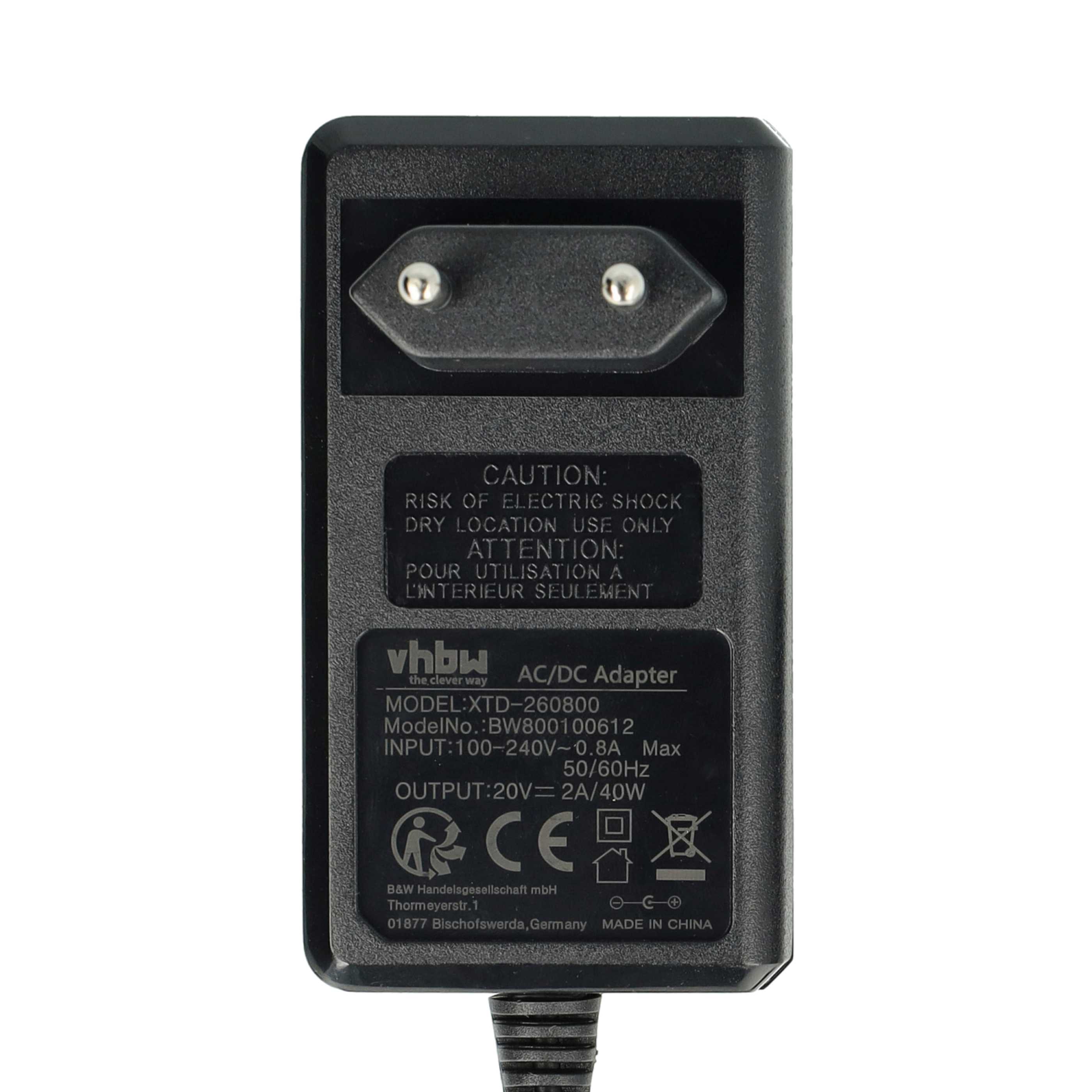 Bloc Secteur 40W 20V Pour LG X120 X110 – Neuf, Câble 125 Cm