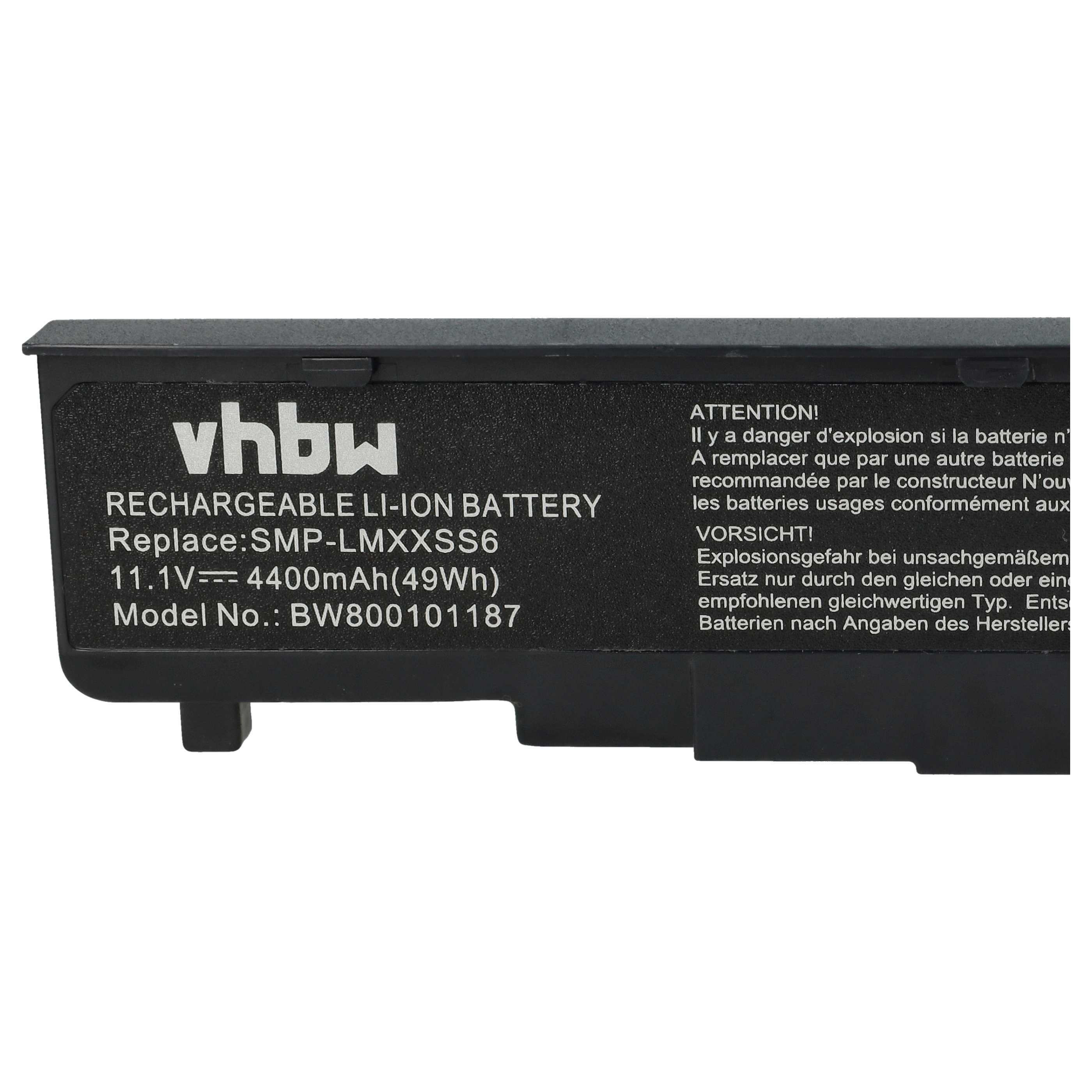 vhbw 1x batteria compatibile con Dell Studio 1737, 1736, 1735, 17 notebook (4400mAh, 11,1V, Li-Ion