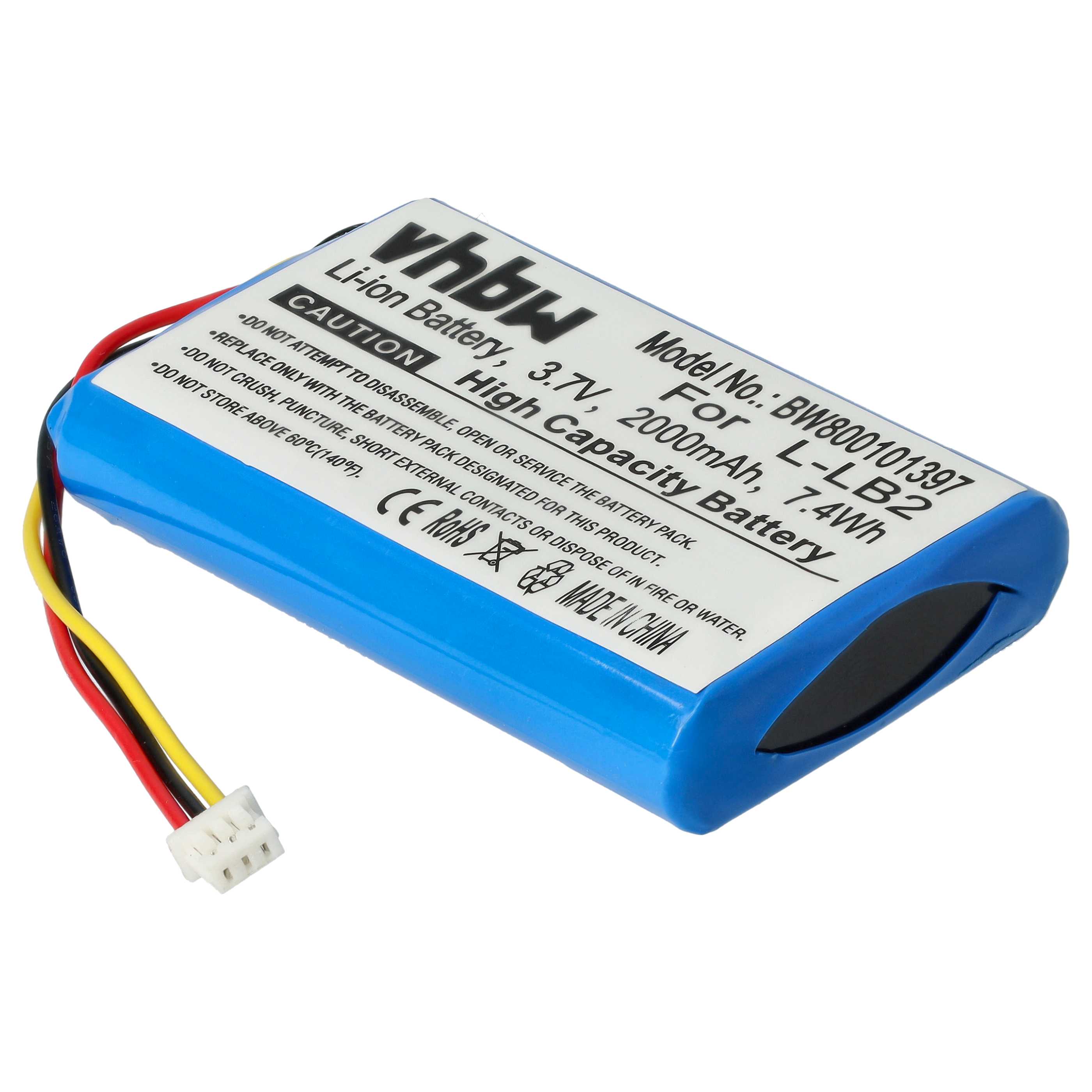 Akku für Logitech 190247-1000 L-LB2 2000mAh - Bild 9 von 9