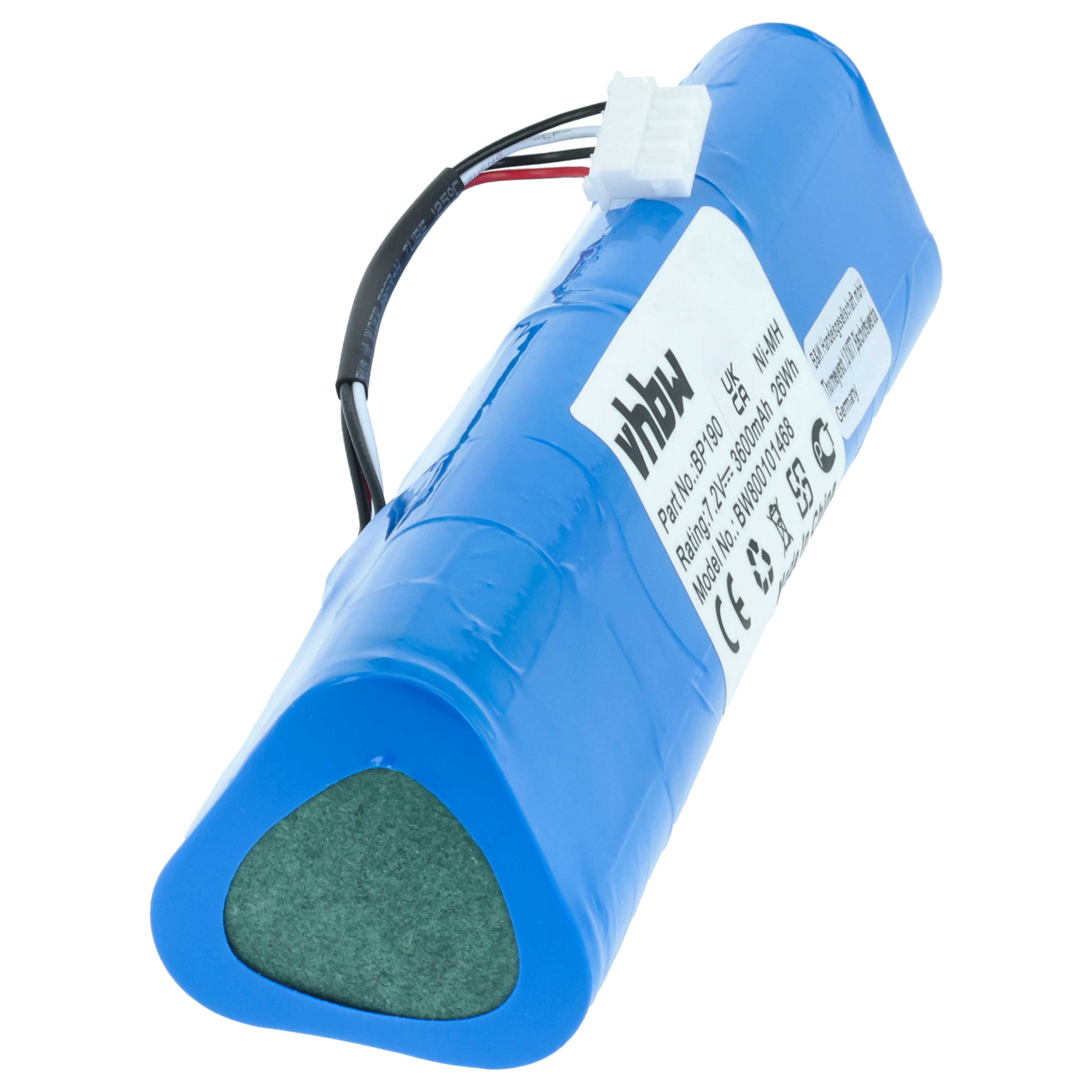 Batterie 3600mAh 7.2V NiMH Pour Analyseur Rohde & Schwarz FSH3, FSH6, FSH18 - Neuf Vhbw