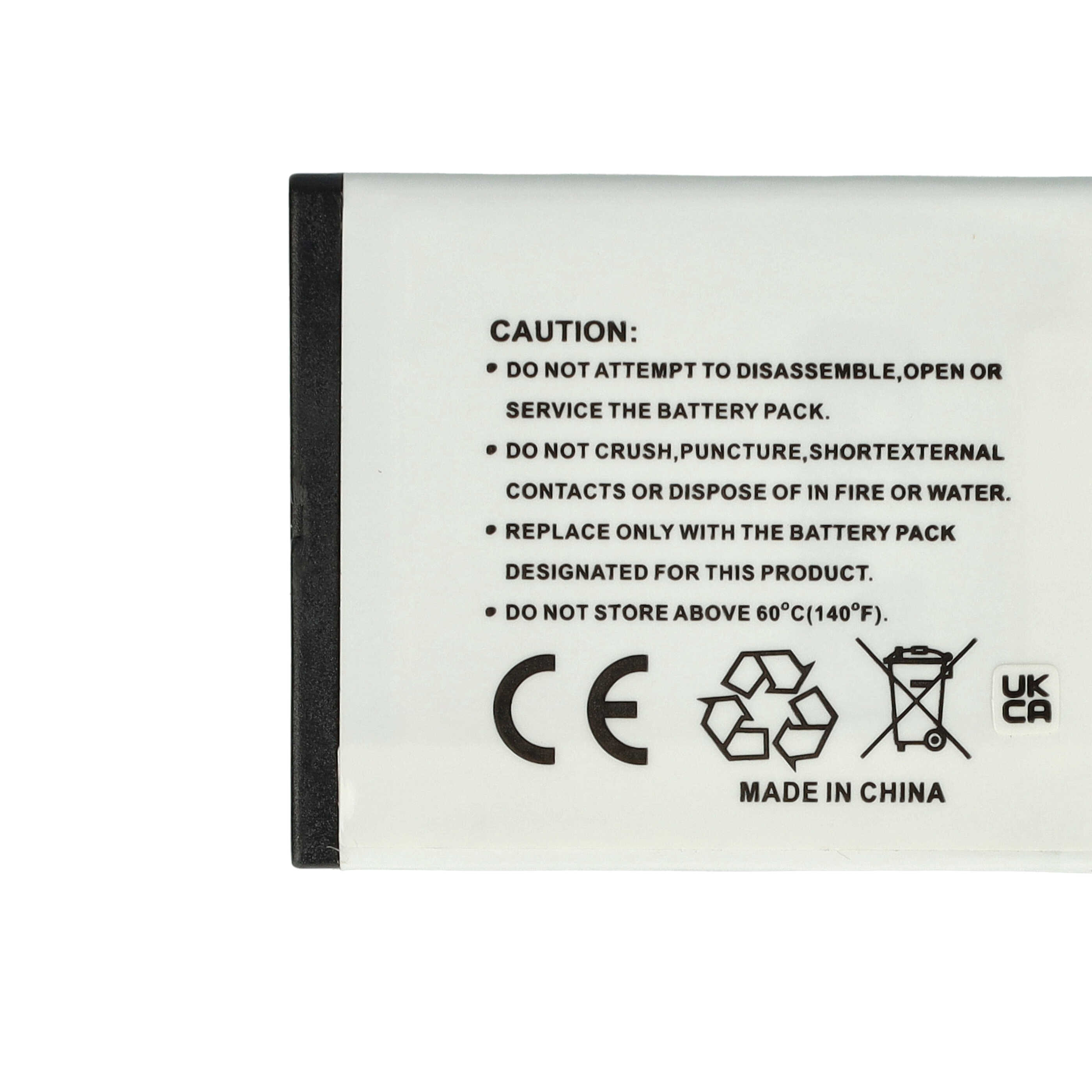 vhbw Li-Ion batteria 500mAh (3.6V) compatibile con fotocamera digitale DSLR sostituisce Kodak LB-012
