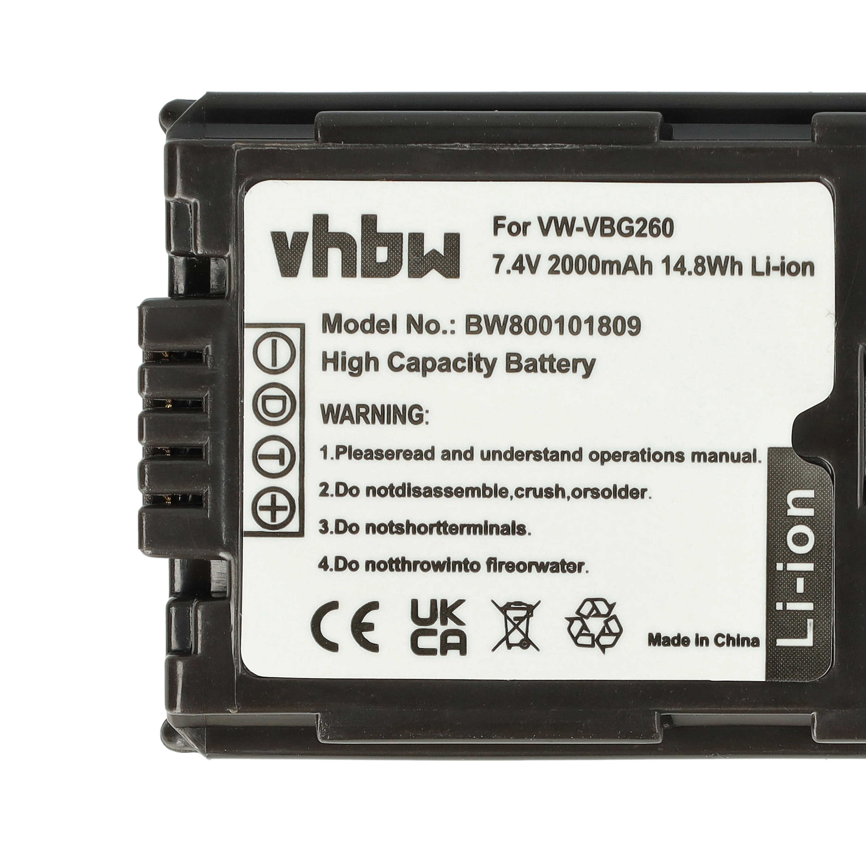 Batterie pour Panasonic SDR-H90 SDR-H80 SDR-H280 SDR-H250 SDR-H50 ...