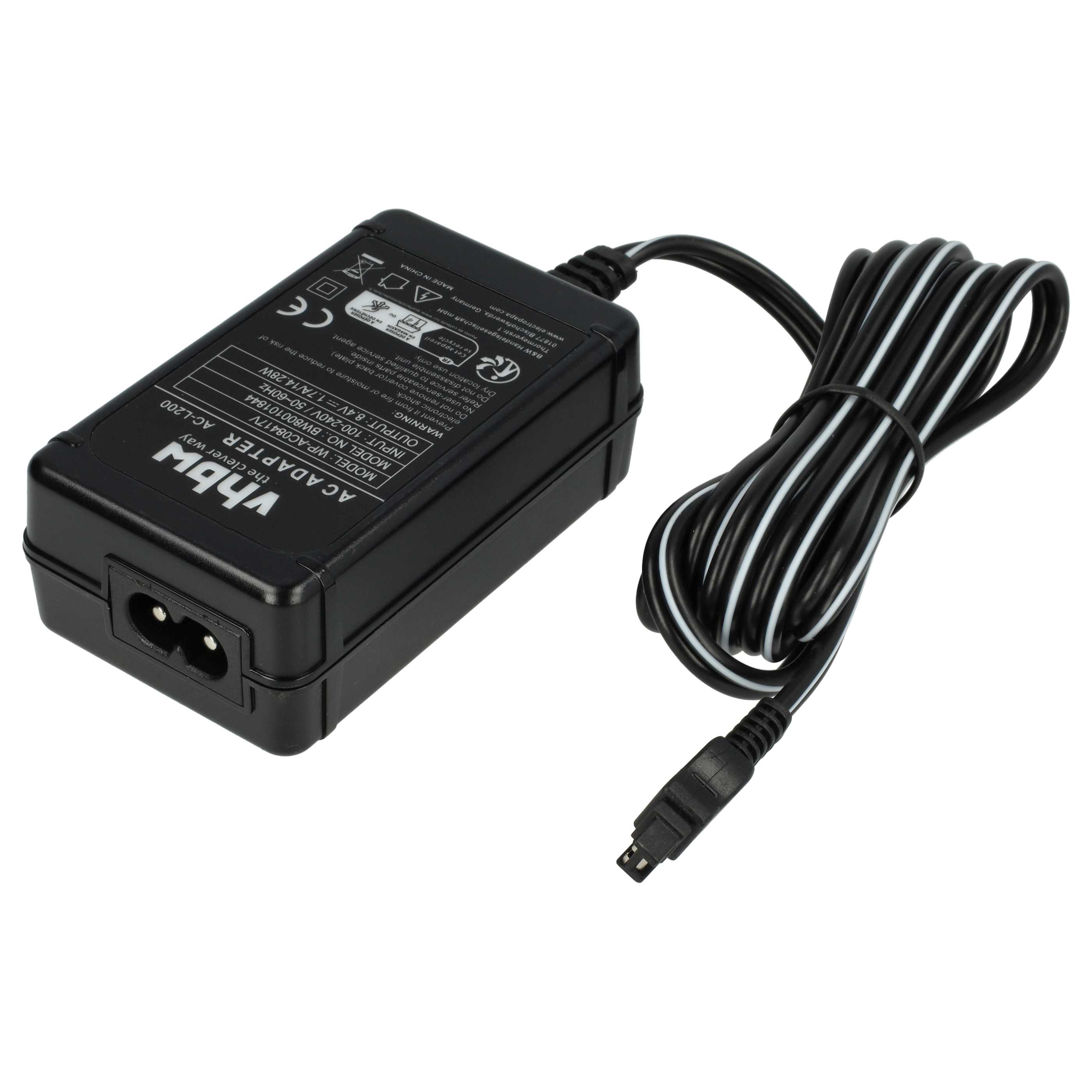 Alimentation Secteur Pour Sony Caméscope DCR-SR35E à SR38E - 8.4V 1.5A - Longueur Câble 2m