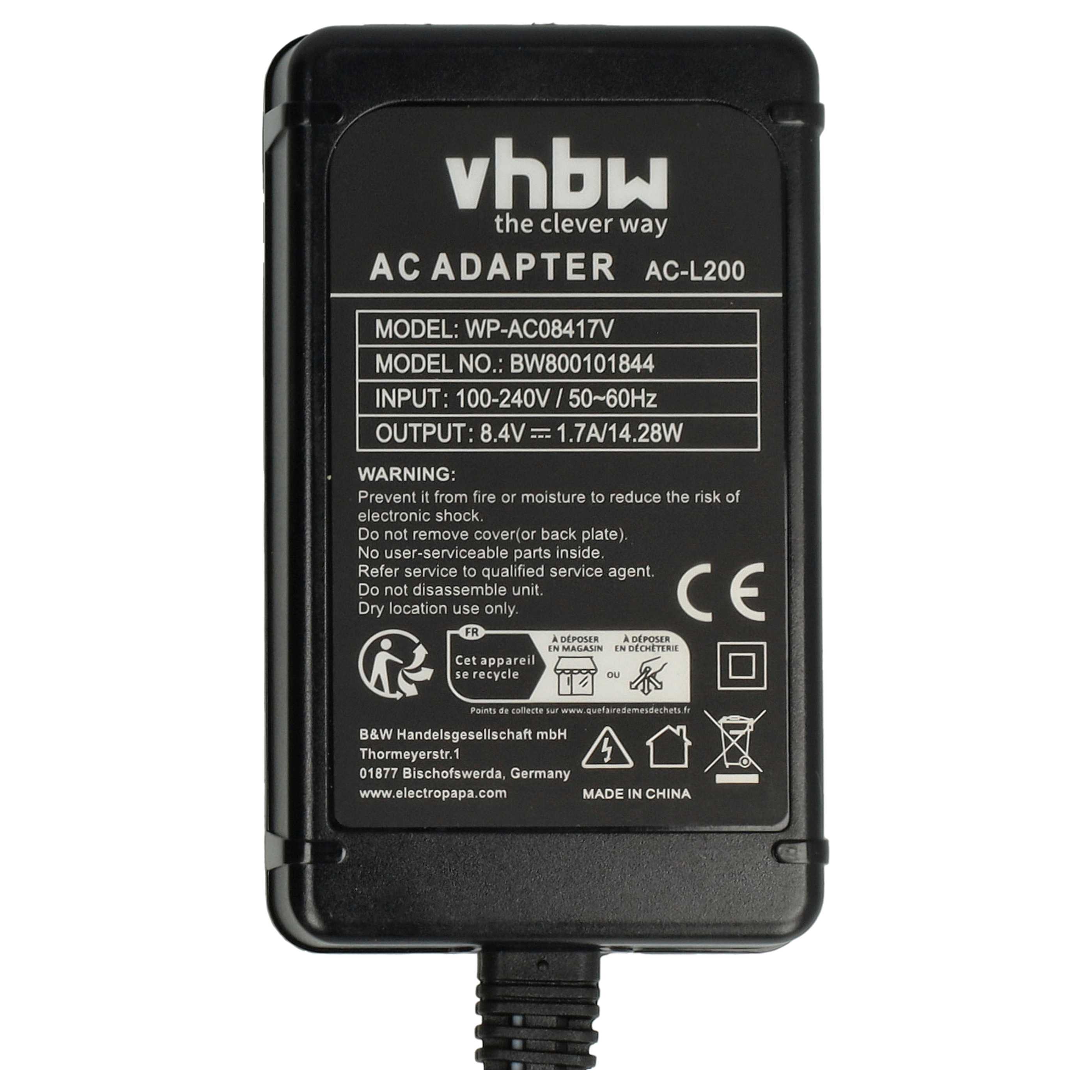 AC/DC Battery Power Charger Adapter For Sony Camcorder HDR-SR10 D E HDR - Foto 3