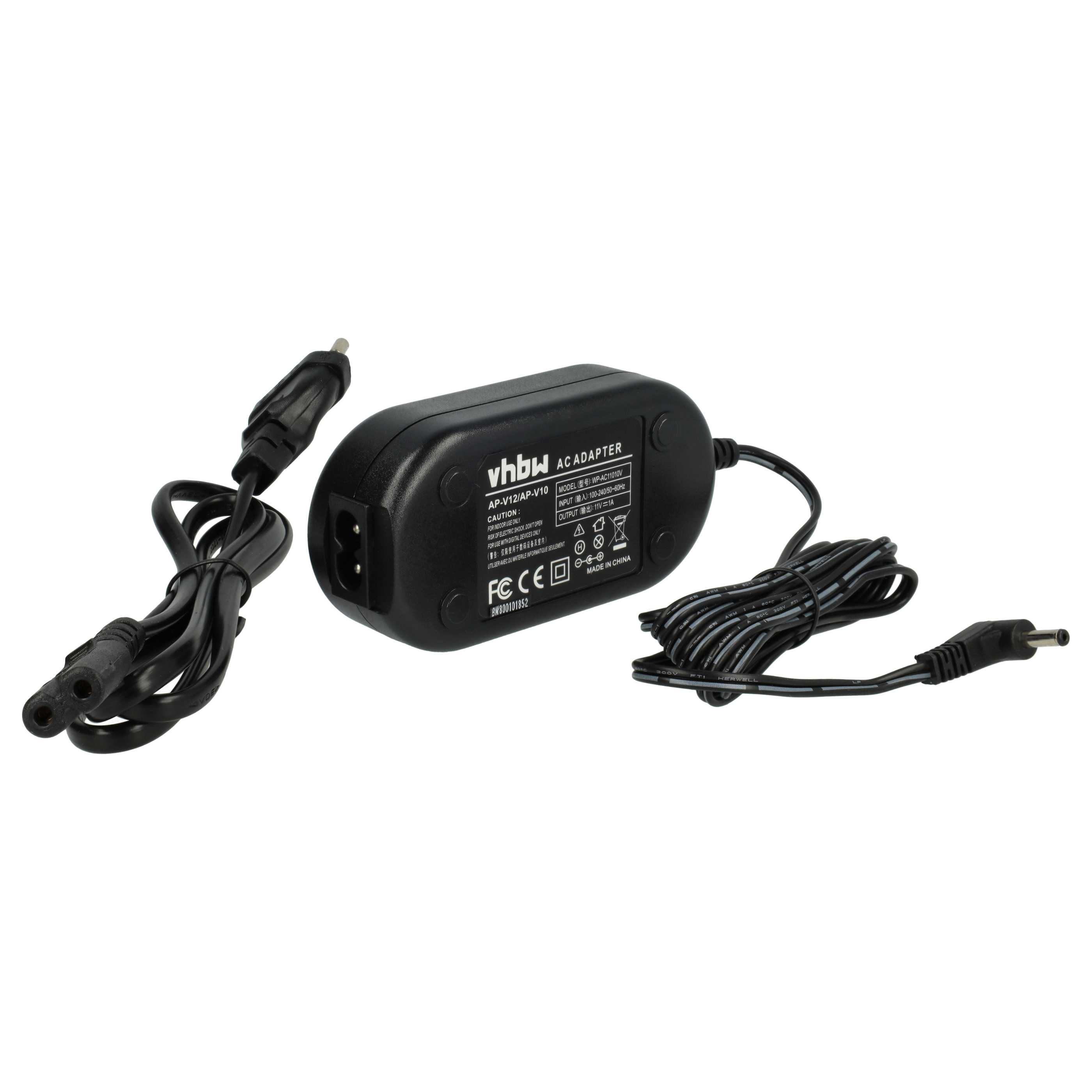Chargeur Secteur + Allume-cigare Pour Caméscope JVC GR-DVL310 / GR-DVL310U - Neuf