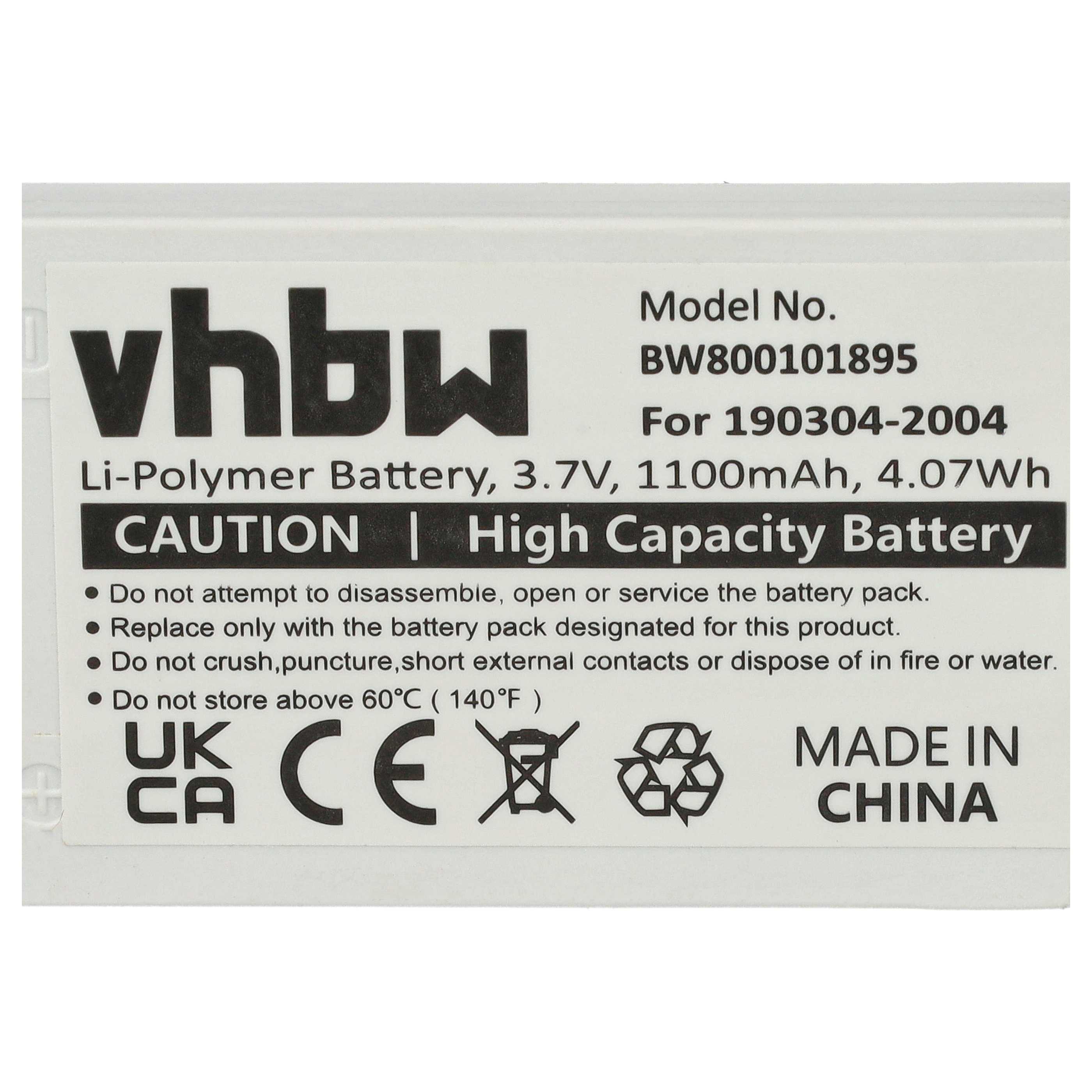 Batteria Di Ricambio Li-Ion Per Tastiera Logitech DiNovo Mini – 3,7V, 950 MAh, 3,5Wh, Compatibile 100%