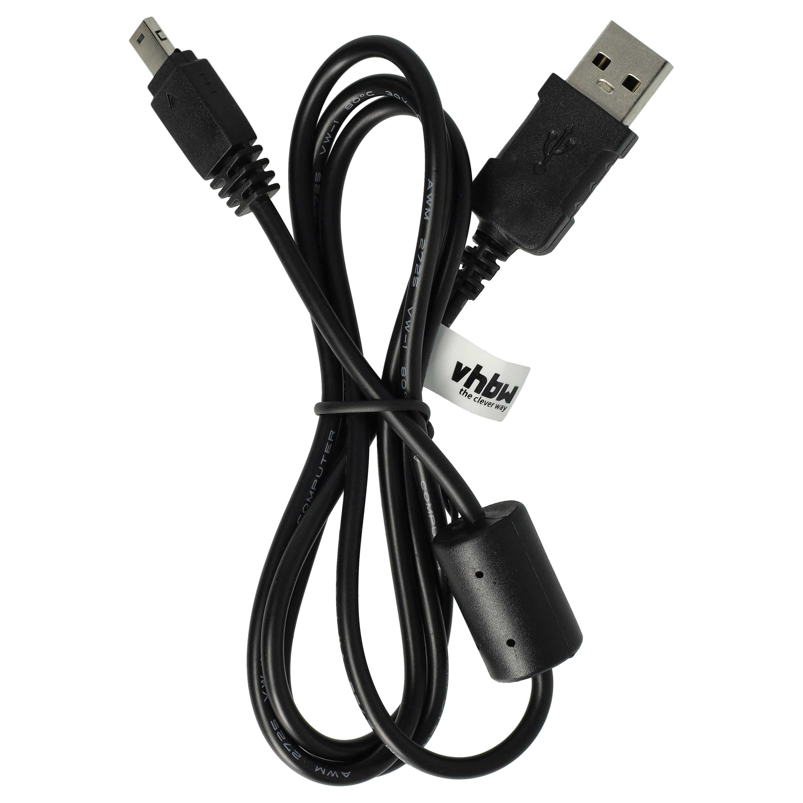 Cavo USB Per Fotocamera Casio Exilim (1,5m) - Compatibile Con EX-H10, Z100, Z1050, Z1080, Z115, Z150, Z200, Z2300 + Panno Pulizia Display