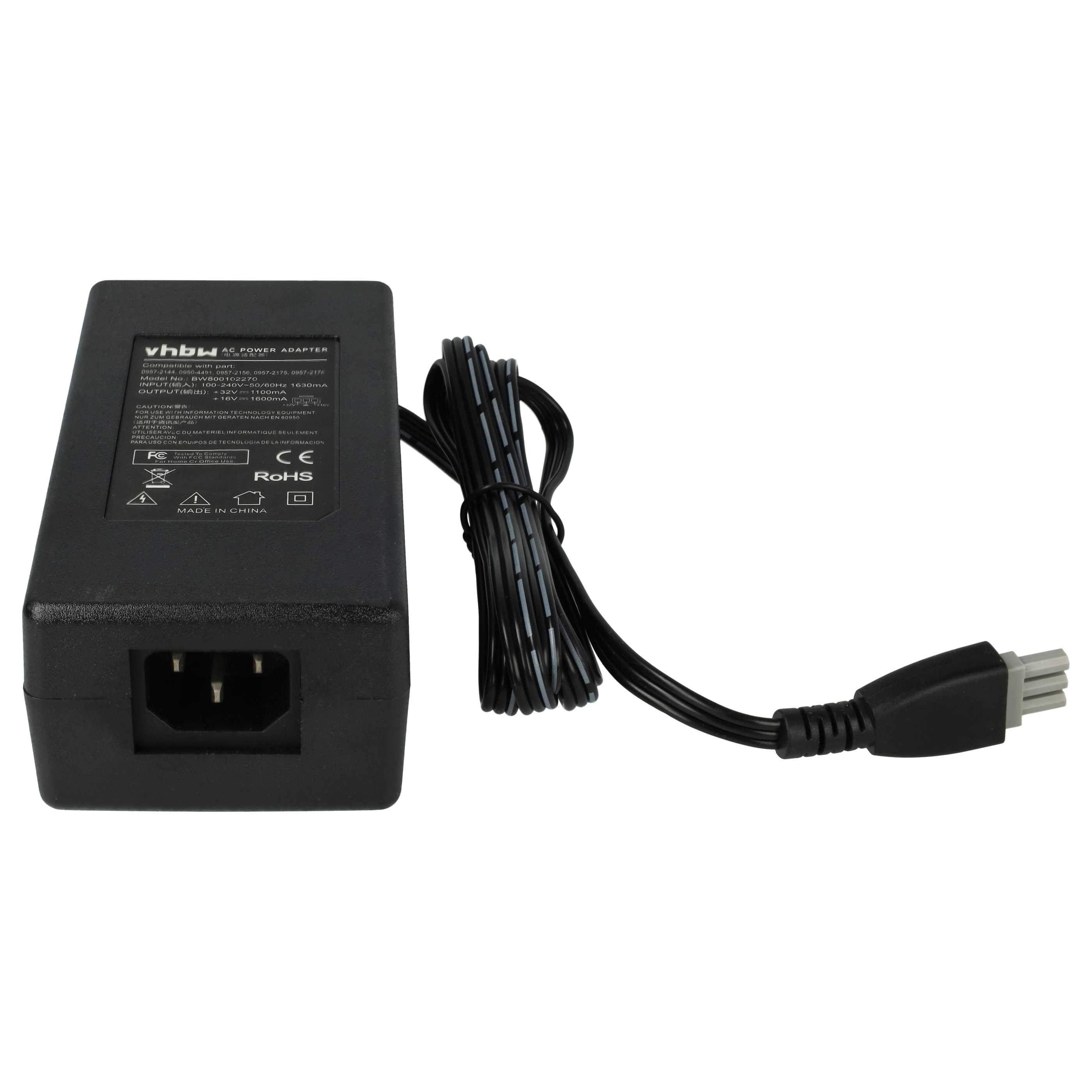 Alimentatore Vhbw Per Stampanti HP Officejet Pro K550 E K850 – Cavo 2 Metri