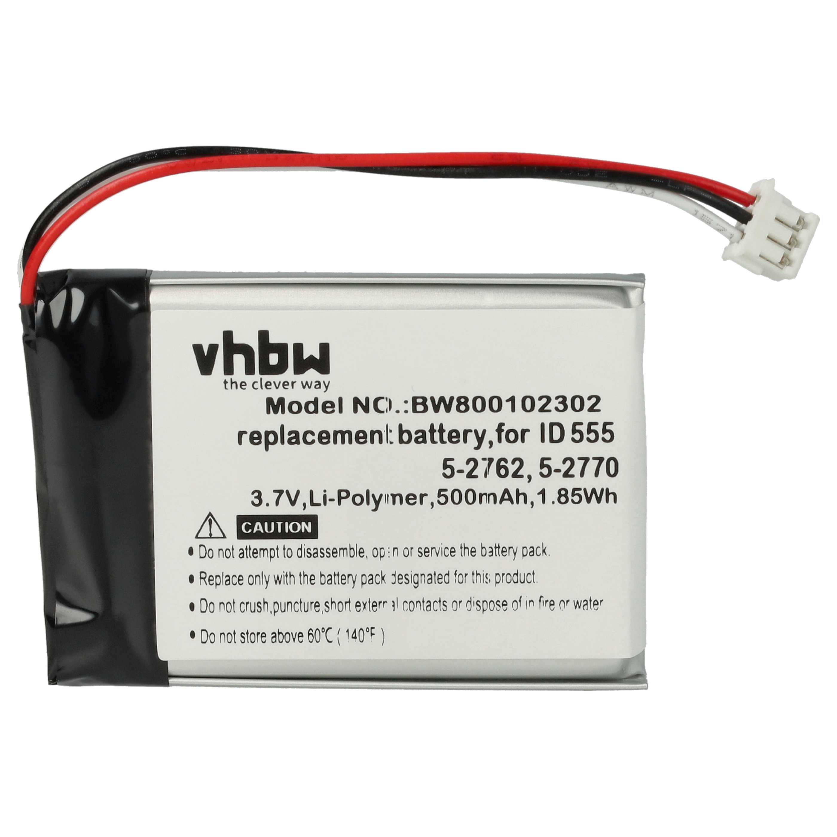 Vhbw Batería Compatible Con Thomson 28106FE1 Ultra Slim Dect, 28115, 28118, RU1873GE3-A Teléfono Fijo O Inalámbrico (500 MAh, 3,7 V, Li-Ion - View #2