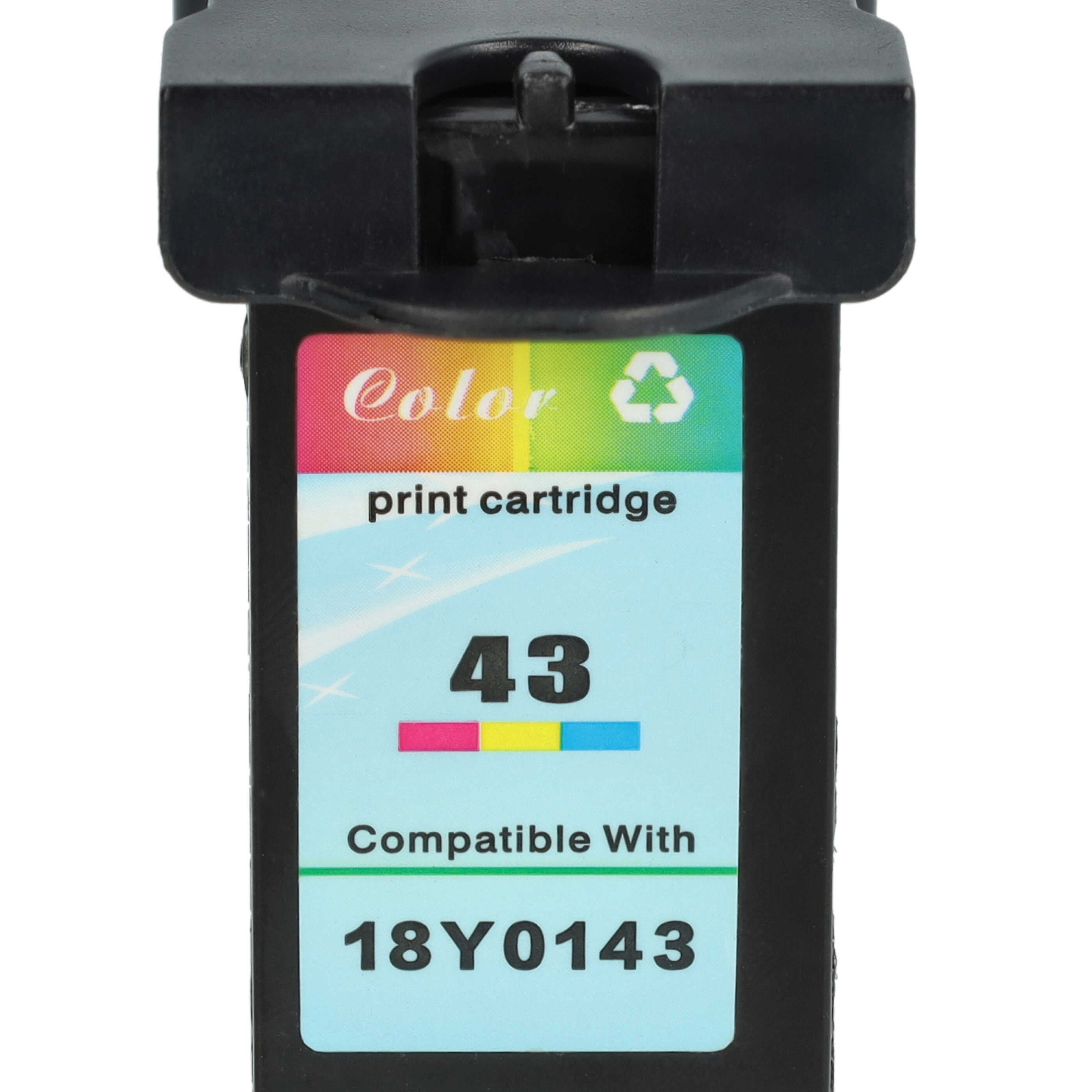 Cartouche D'encre Noire Compatible Lexmark - 18 Ml, Remplace Les Modèles 44, 44XL, 42, 42a, 18Y0342E, Etc. - Marque Vhbw, Neuf