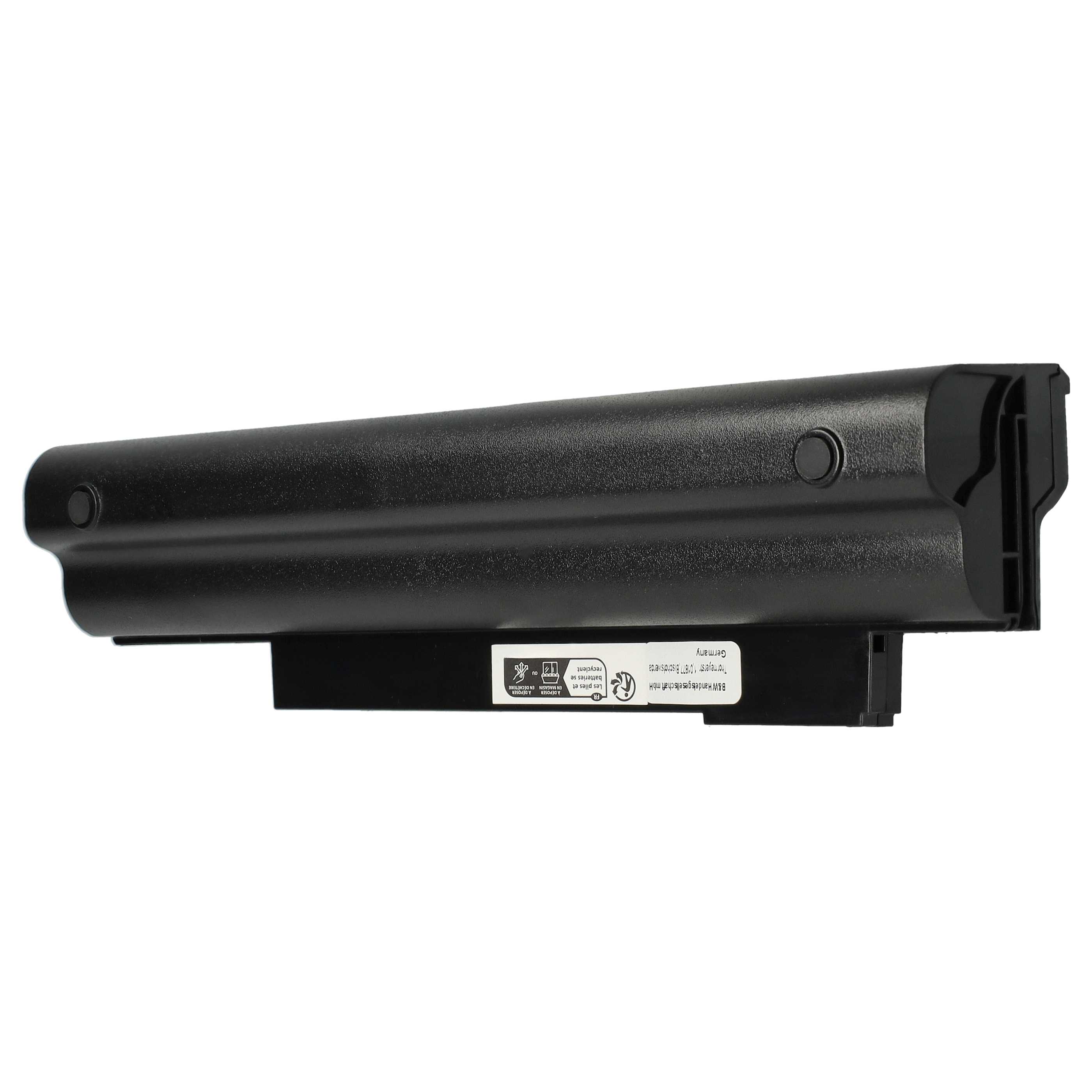 vhbw 1x batteria compatibile con Acer Aspire One D260-2365, D260-23797, D260 -2344, D260-2380, D260-2440 notebook (6600mAh, 11,1V, Li-Ion) bianco