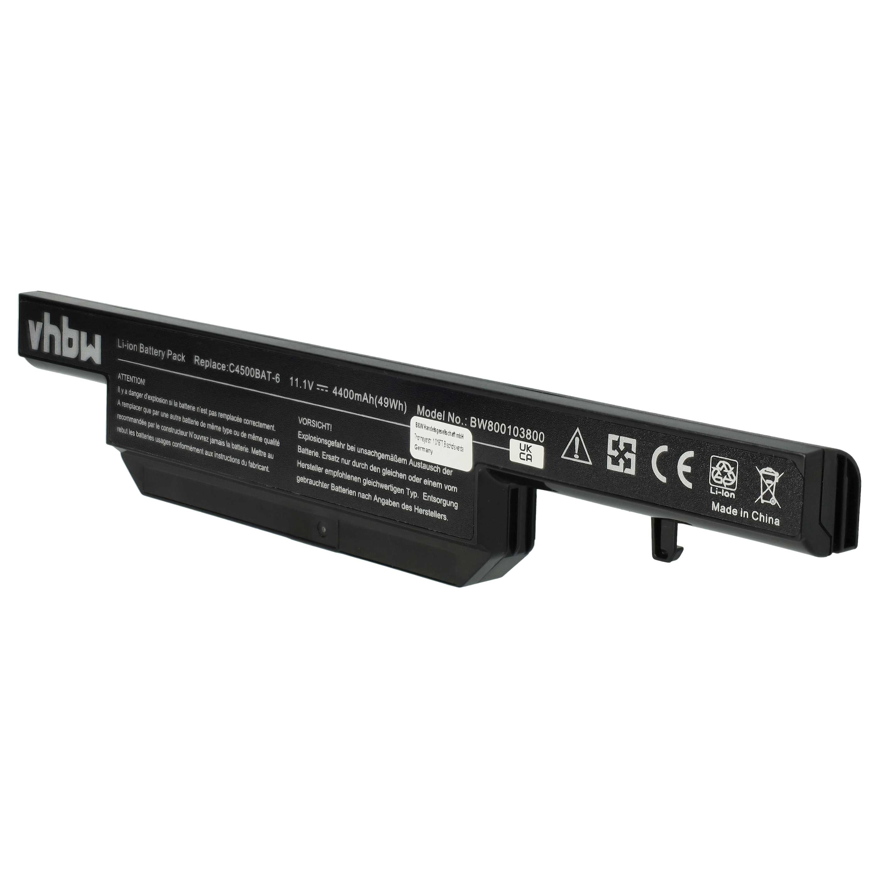 VHBW - Batteria Compatibile Con Wortmann Terra Mobile 1513 Laptop, Notebook (2200mah, 14,8v, Li