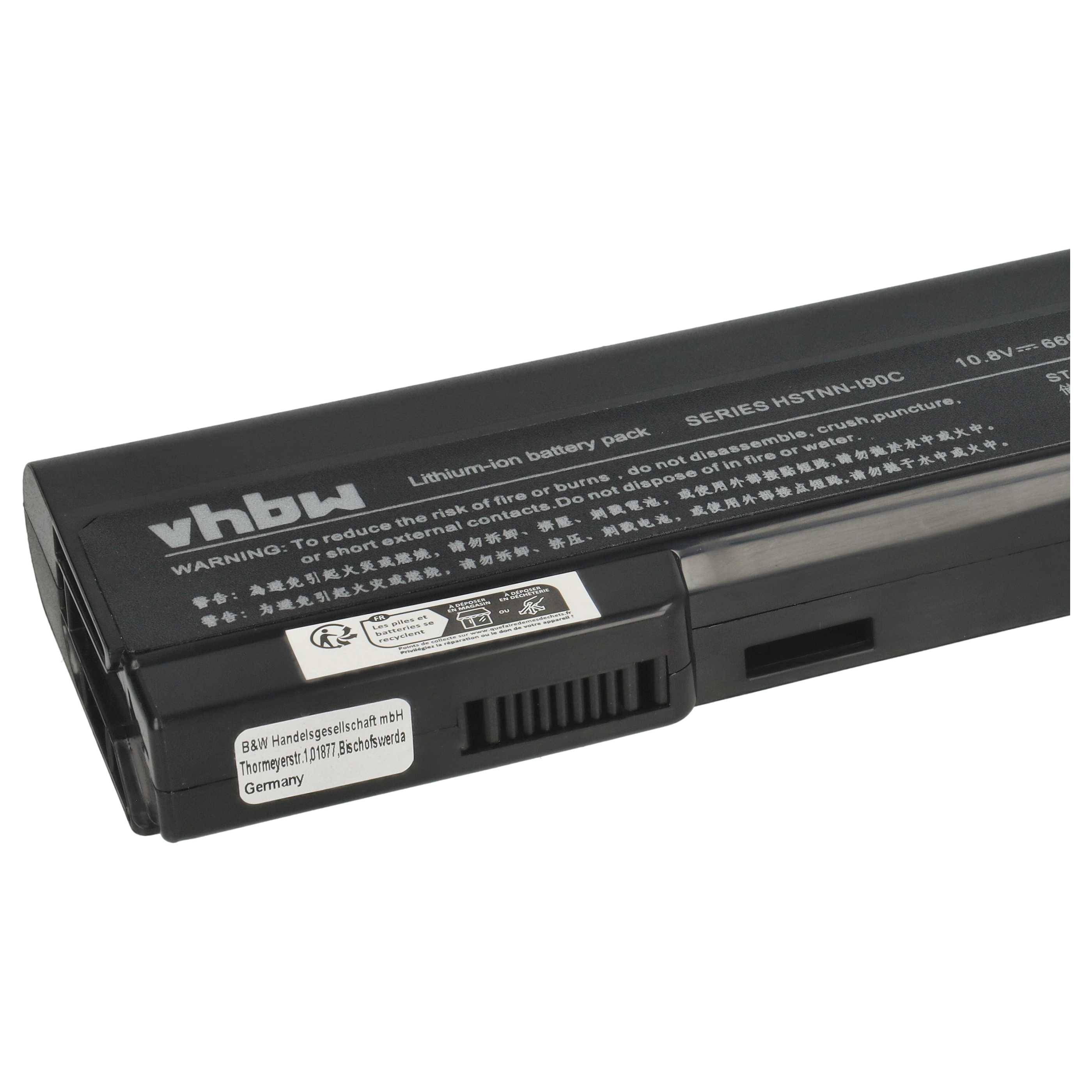 Vhbw Battery Replacement For HP 628369-421, 628664-001, 628666-001