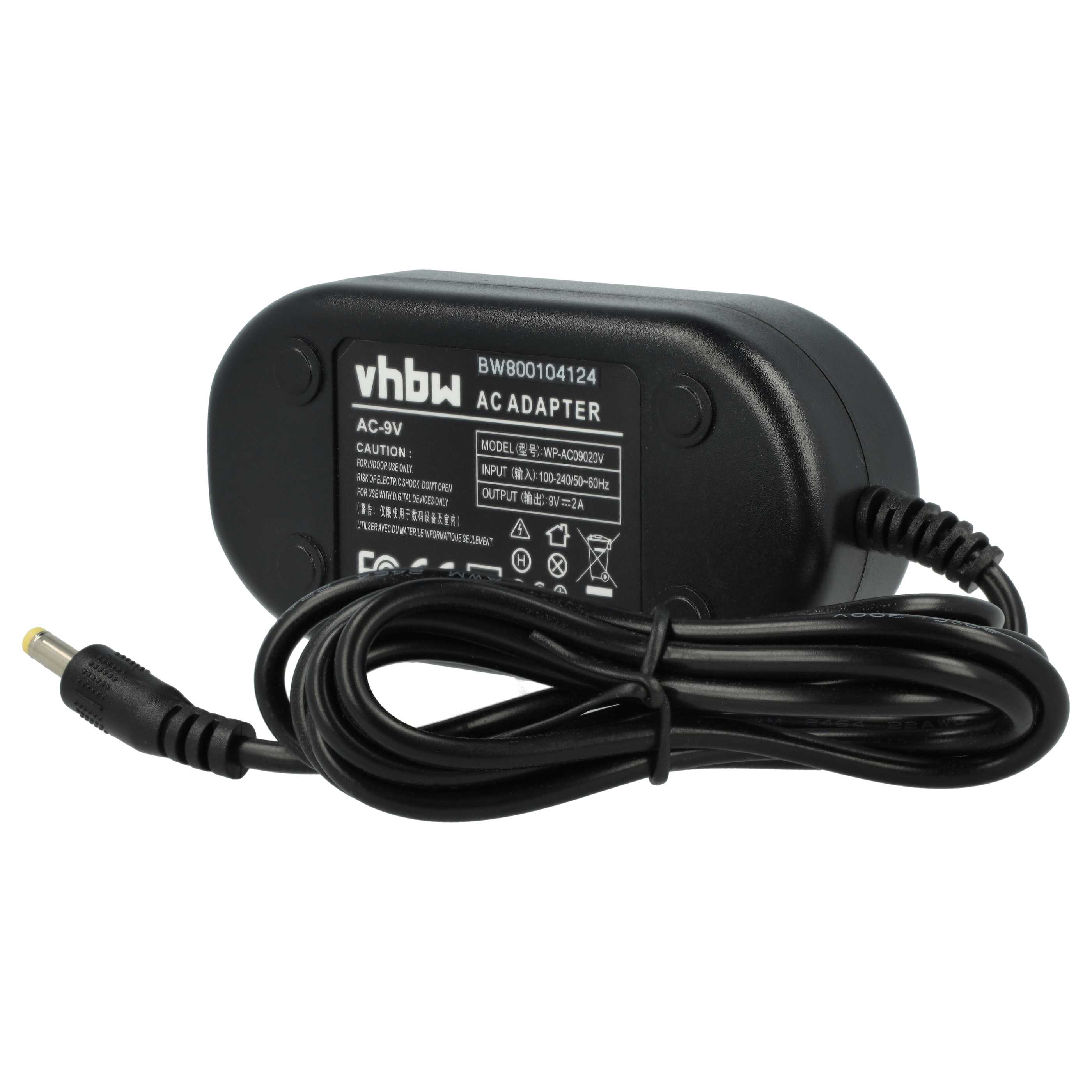 vhbw alimentatore, cavo di alimentazione sostituisce Fuji/Fujifilm AC-84V per fotocamera, SLR