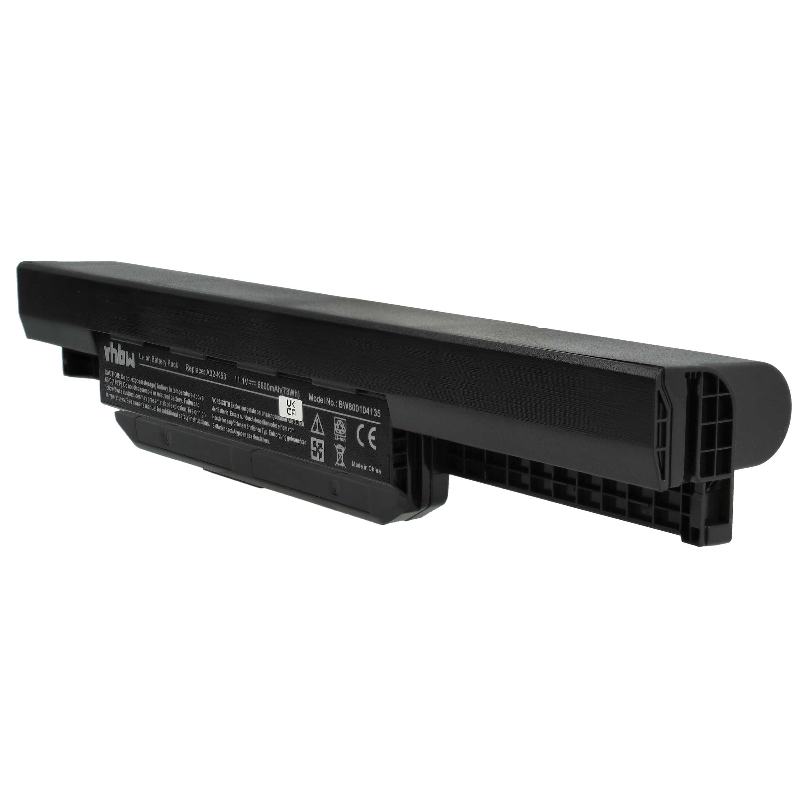 Batteria per Asus X53S (2011 model) X53S X53E X53BY X53br-sx040v 2200mAh 14, 4V