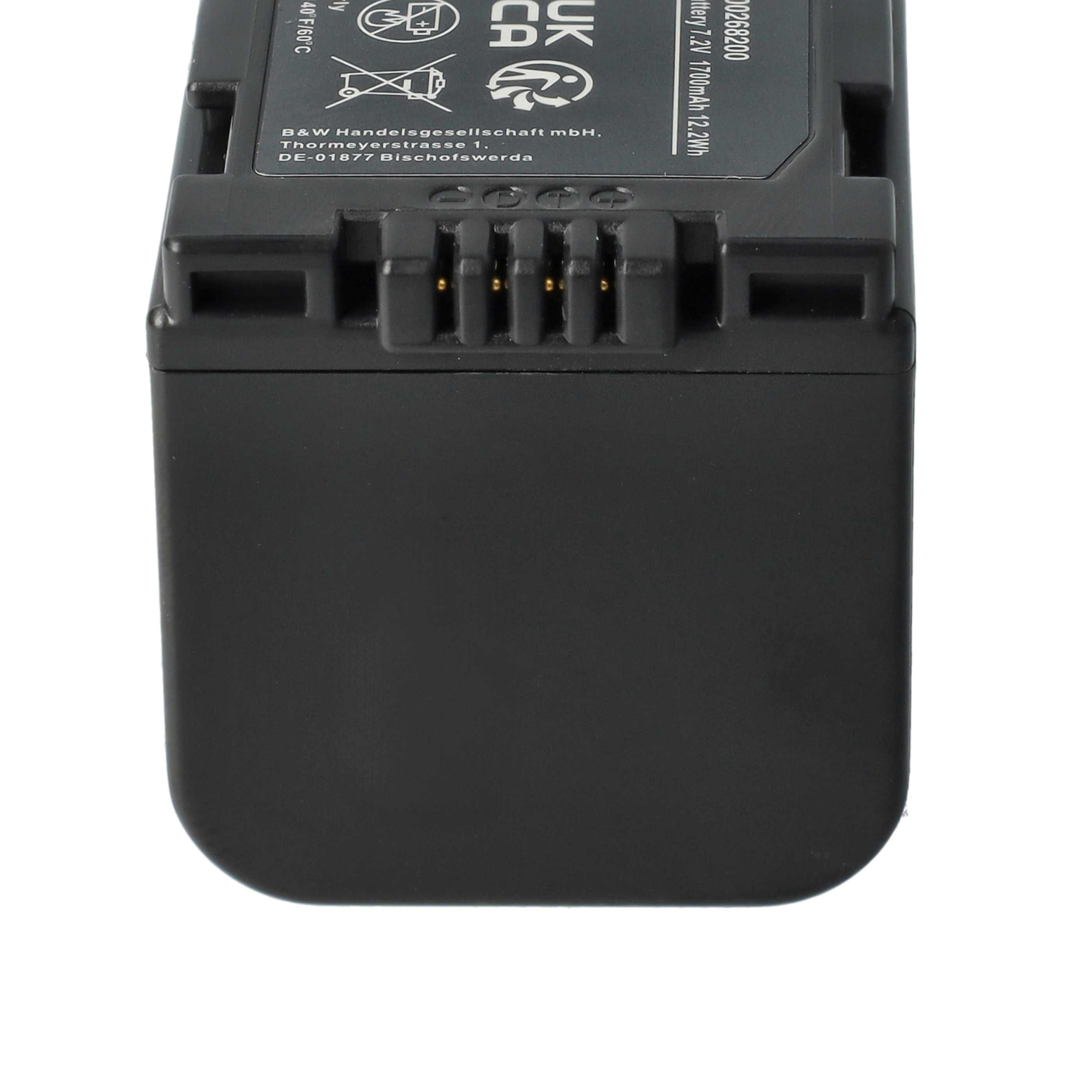 vhbw 2 stuks batterijen compatibel met Panasonic NV-GS1, NV-GS3, NV-GS5, NV- GS7, NV-GS8, NV-GS11, NV-GS15 camcorder (1700 mAh, 7,2 V, Li-Ion vhbw 2 stuks batterijen compatibel met Panasonic NV-GS1, NV-GS3, NV-GS5, NV- GS7, NV-GS8, NV-GS11, NV-GS15 camcorder (1700 mAh, 7,2 V, Li-Ion