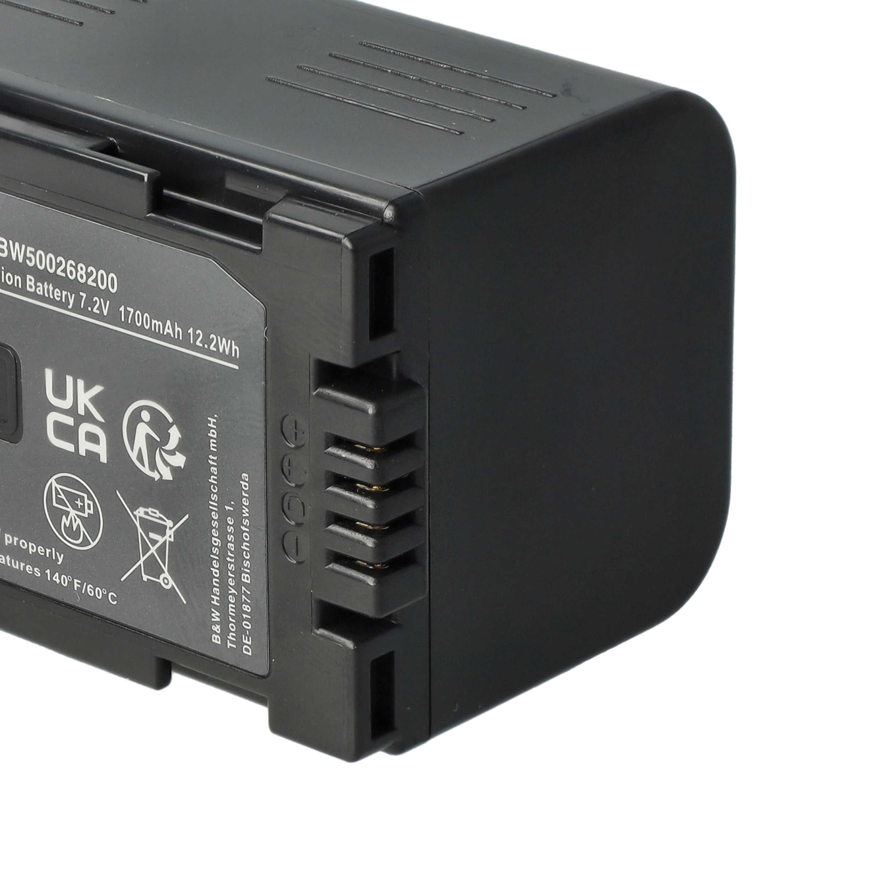 2 Baterías Vhbw 1700mAh 7.2V Li-Ion Compatibles Con Panasonic NV-GS Series - Alta Capacidad Baterias Vhbw Panasonic 2 Baterías Vhbw 1700mAh 7.2V Li-Ion Compatibles Con Panasonic NV-GS Series - Alta Capacidad Baterias Vhbw Panasonic