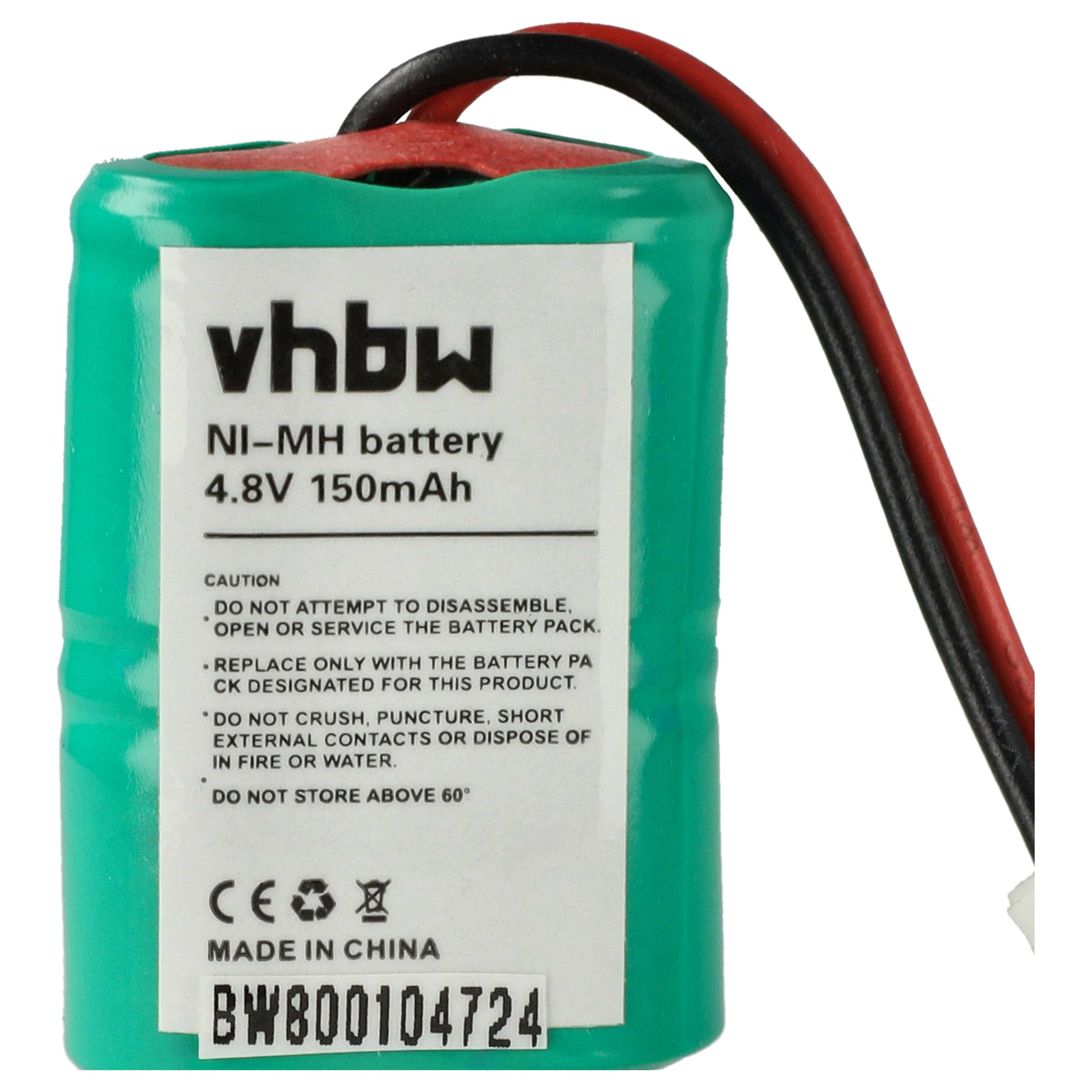 2x SportDog SD-800 Receiver Batteries | 4.8V 150mAh NIMH | UpStart Battery DC-17