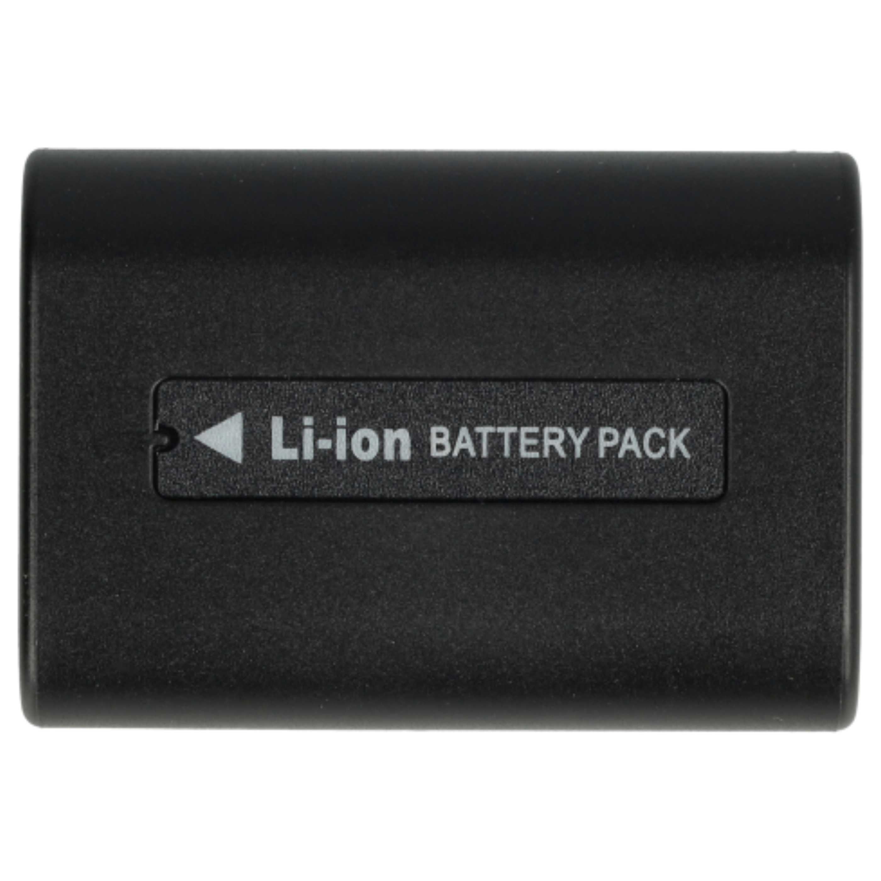 Vhbw 2 Batterie Per Videocamera Sony HDR-CX116E, CX130, CX115E - 2200mAh, 7,2V, Li-Ion Con Infochip - 4