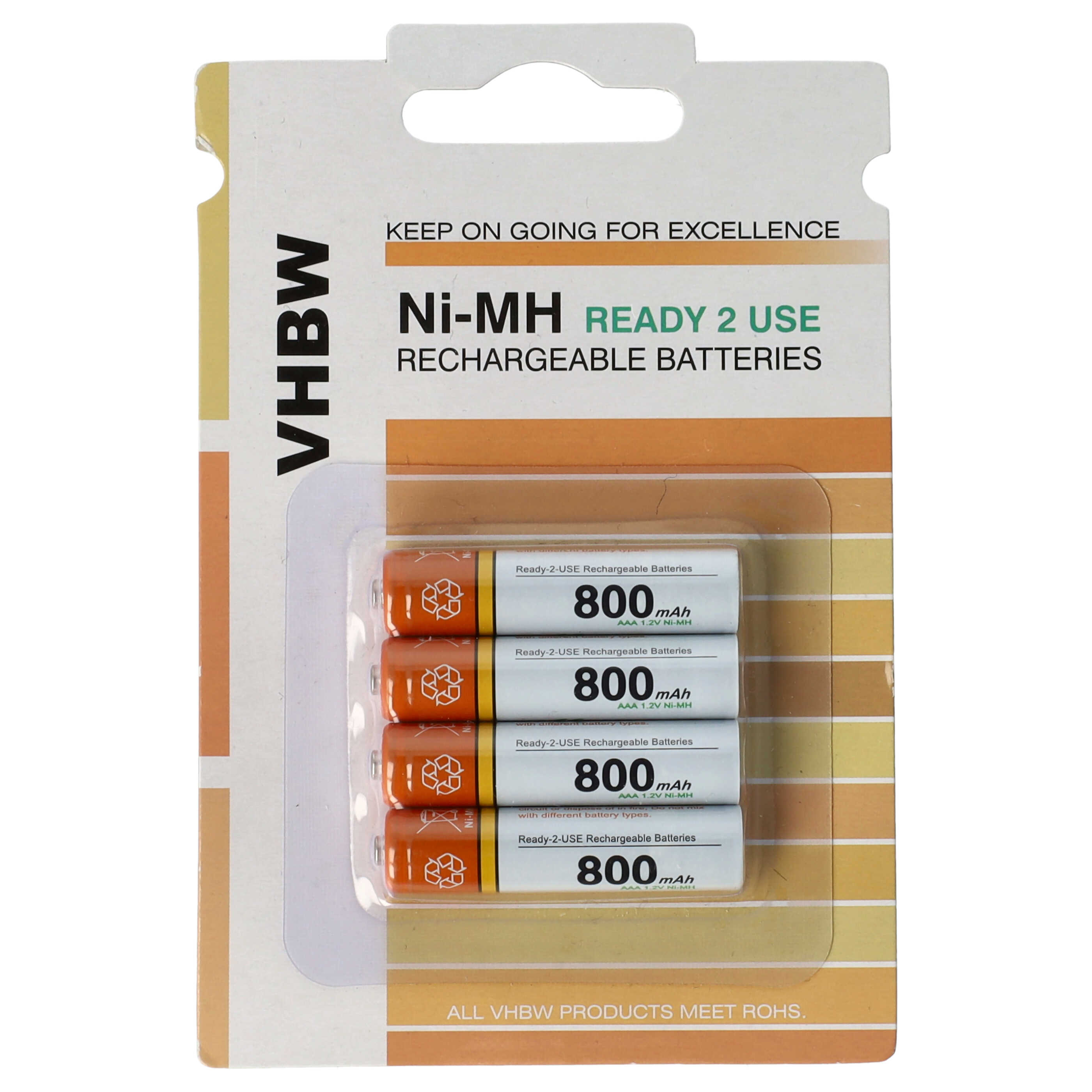 4x AAA Micro Akku für Siemens Gigaset CL660HX CL540H CL660 CL690 800mAh 1,2V - Bild 3 von 9