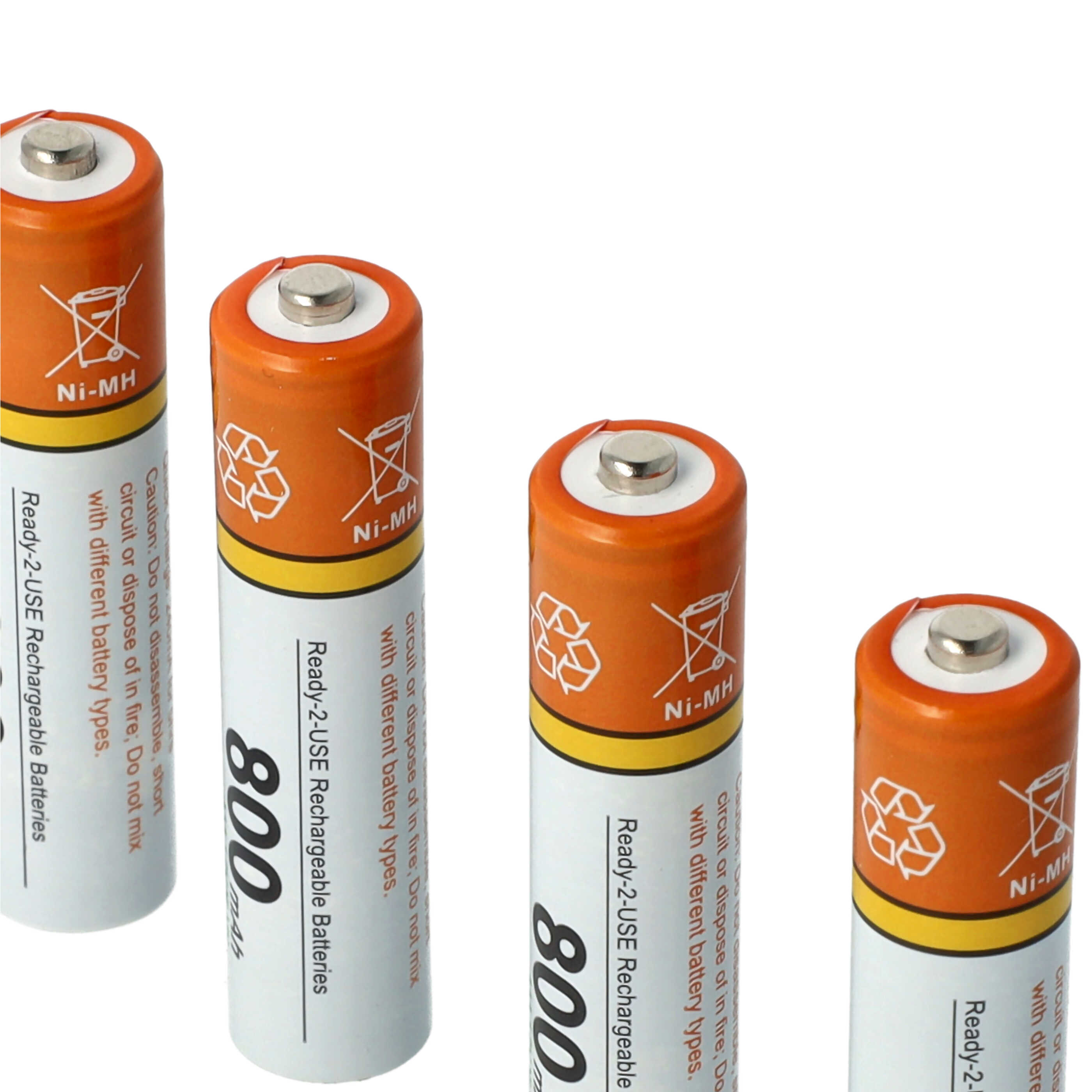 4x AAA Micro Akku für Siemens Gigaset CL660HX CL540H CL660 CL690 800mAh 1,2V - Bild 5 von 9