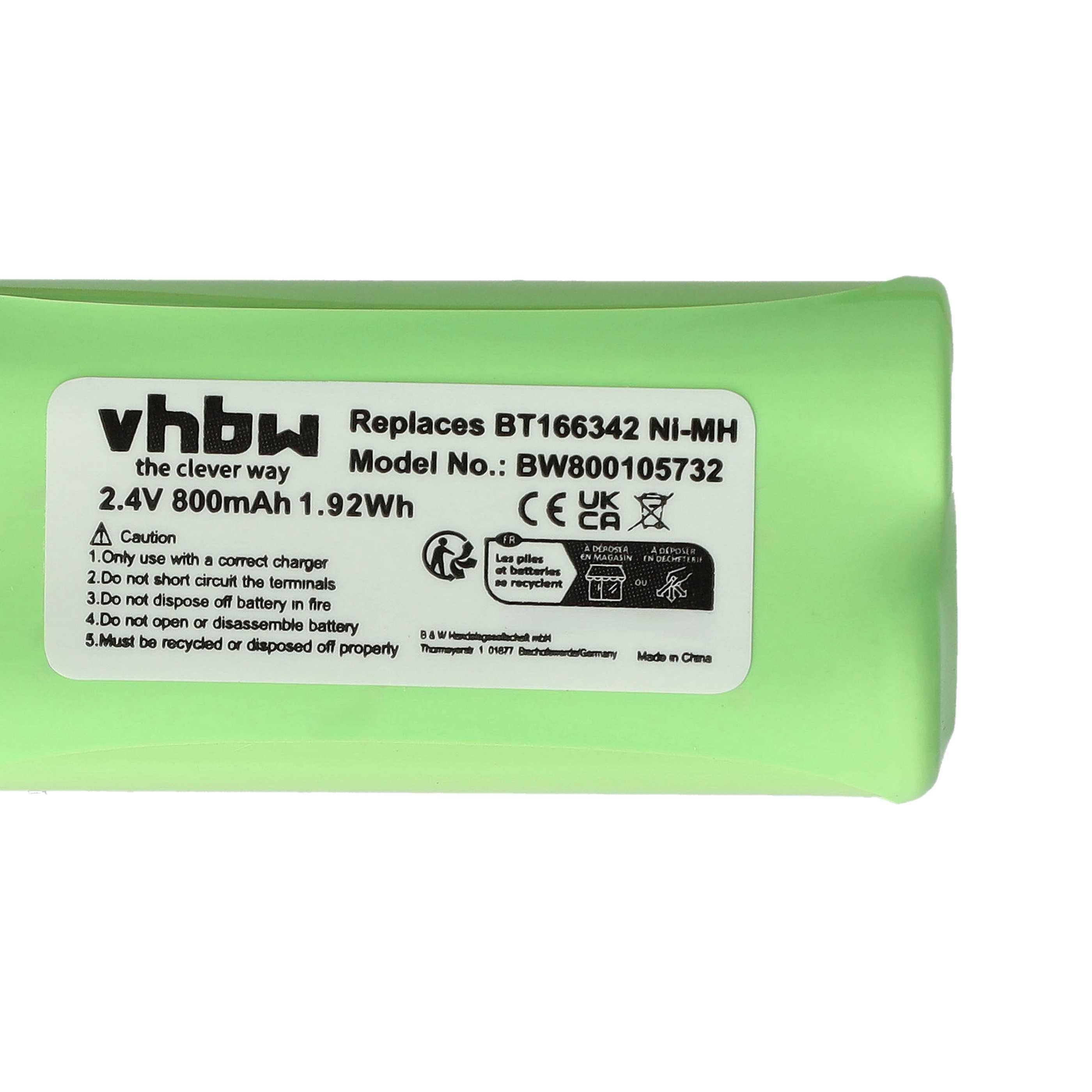 Batterie Rechargeable 600mAh 2.4V NiMH - Compatible Téléphone Fixe V-Tech LS6375, S63193 Et Autres - 3
