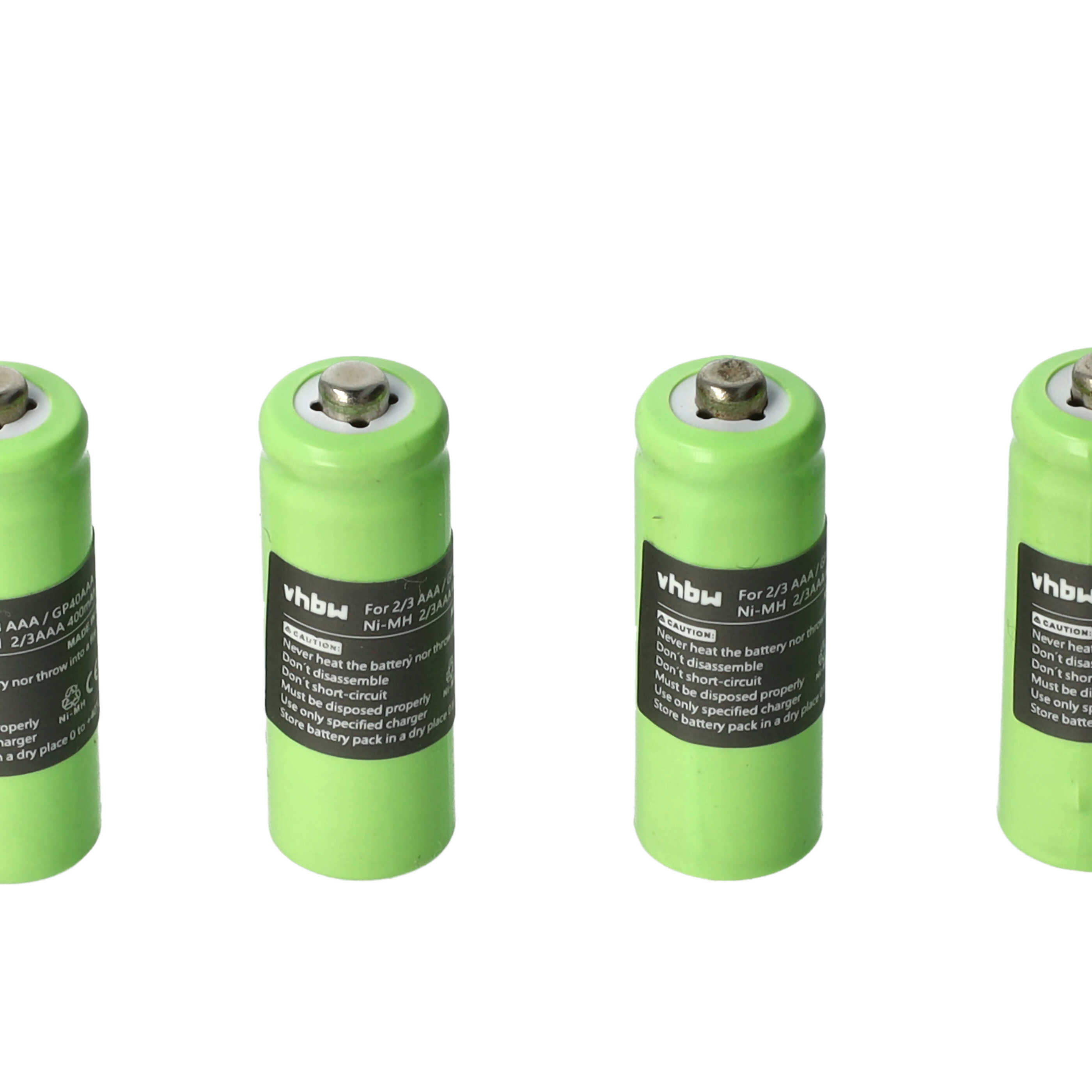 4x Akku für Hagenuk 2/3 AAA GP40AAAMC GP40AAAM GP40AAA 400mAh 1,2V - Afbeelding 5 van 9