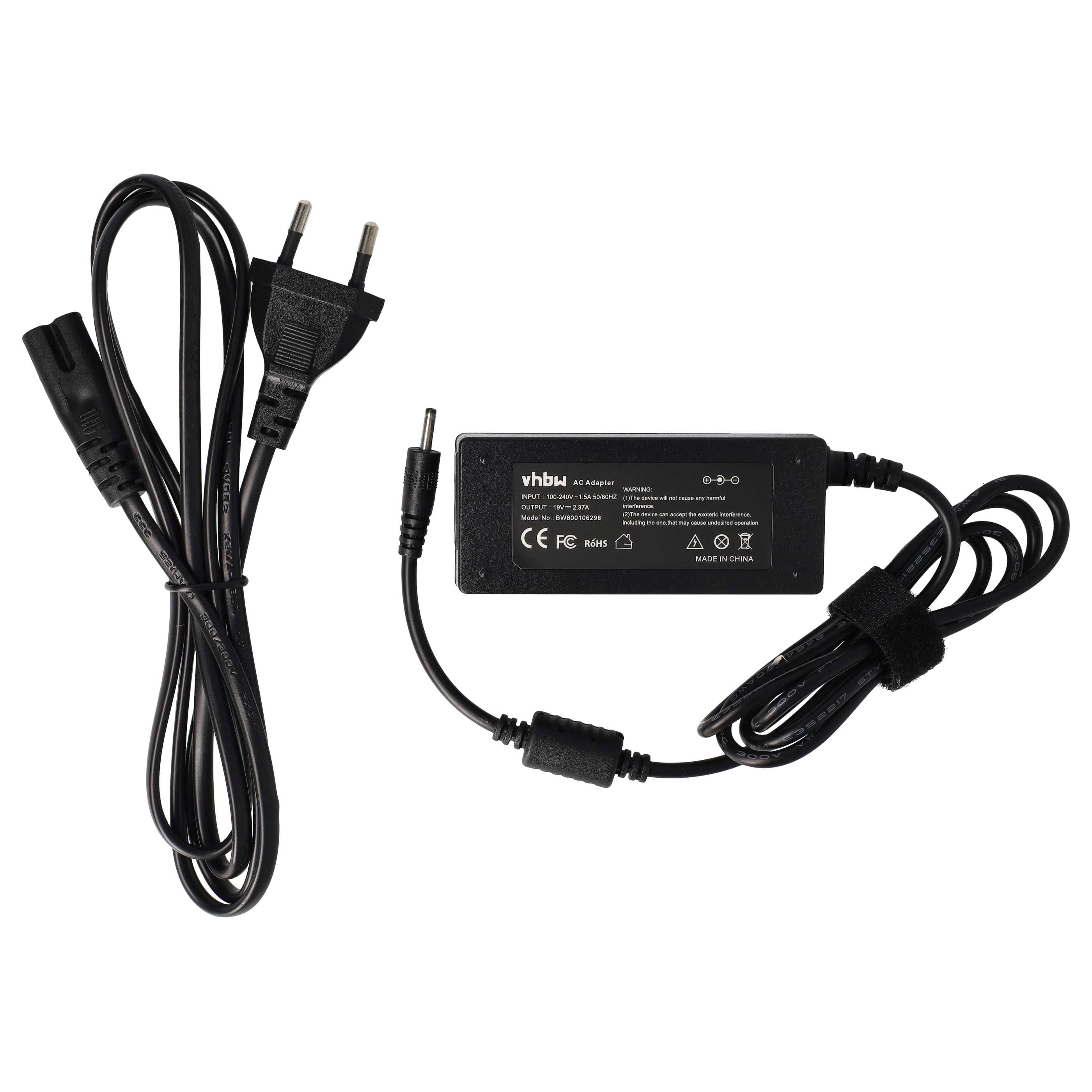 Adaptateur Secteur 45W 19V Pour Asus ZenBook UX21E, UX21, UX31, UX31E - Marque Vhbw, Câble 2m