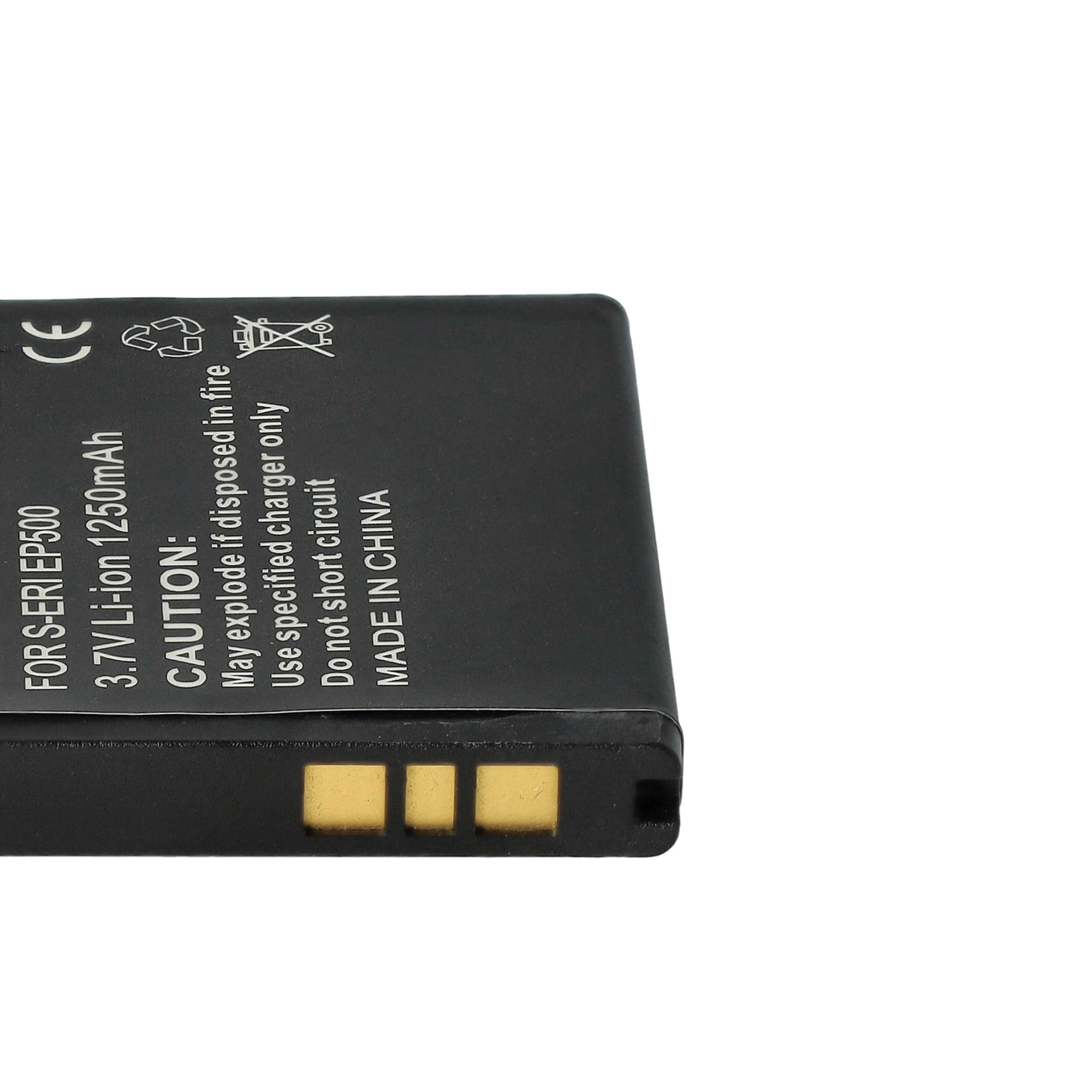 Vhbw Batterie 1250mAh Compatible Avec Sony-Ericsson E15 E16 Kanna