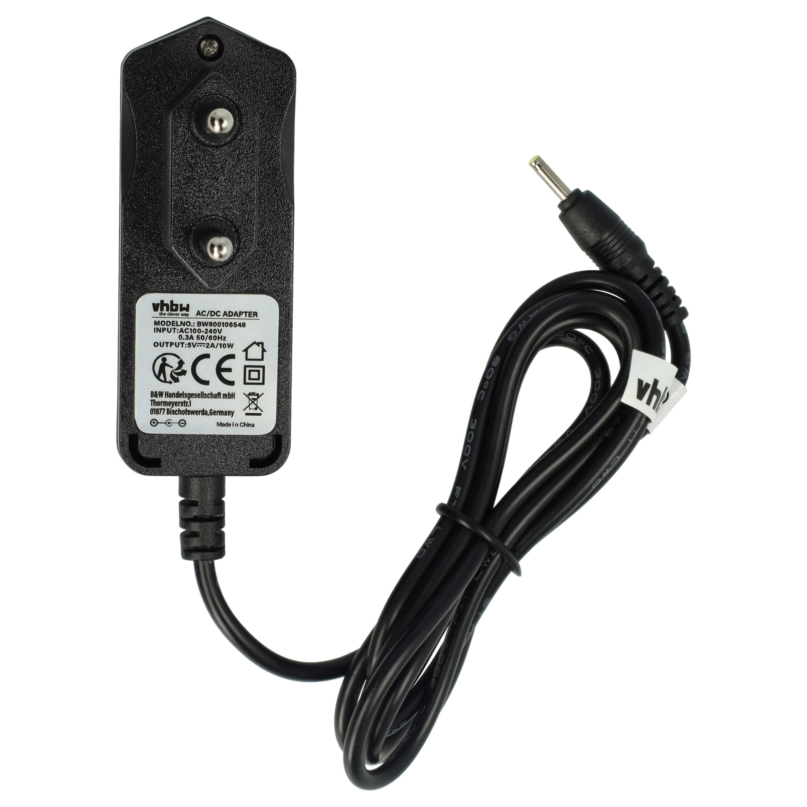 Cavo USB E Alimentatore Per TrekStor SurfTab Ventos 8.0/10.1 (5Volt) – T-Protek