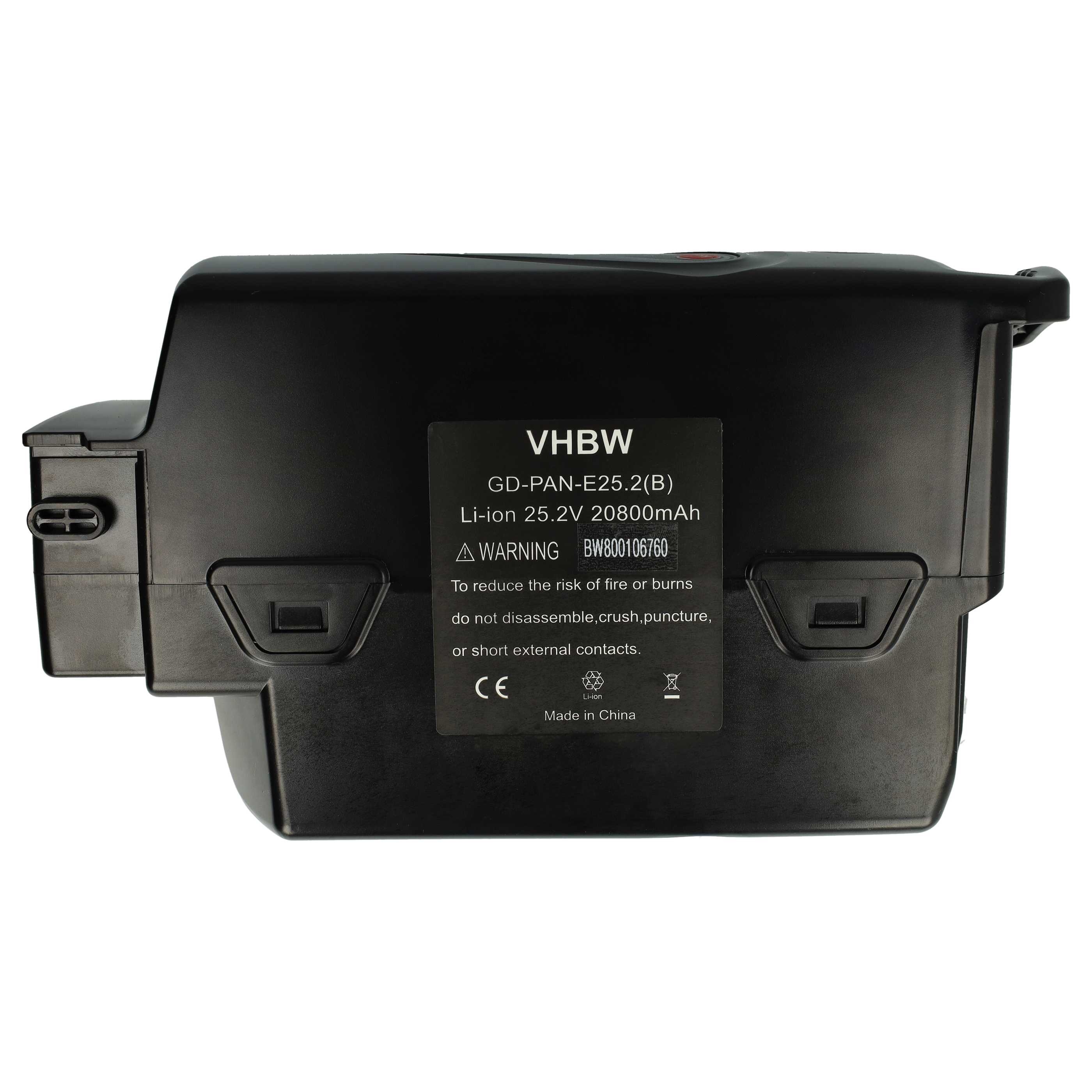 EXTENSILO Batterie compatible avec Panasonic Flyer C2, C4, C2 Premium