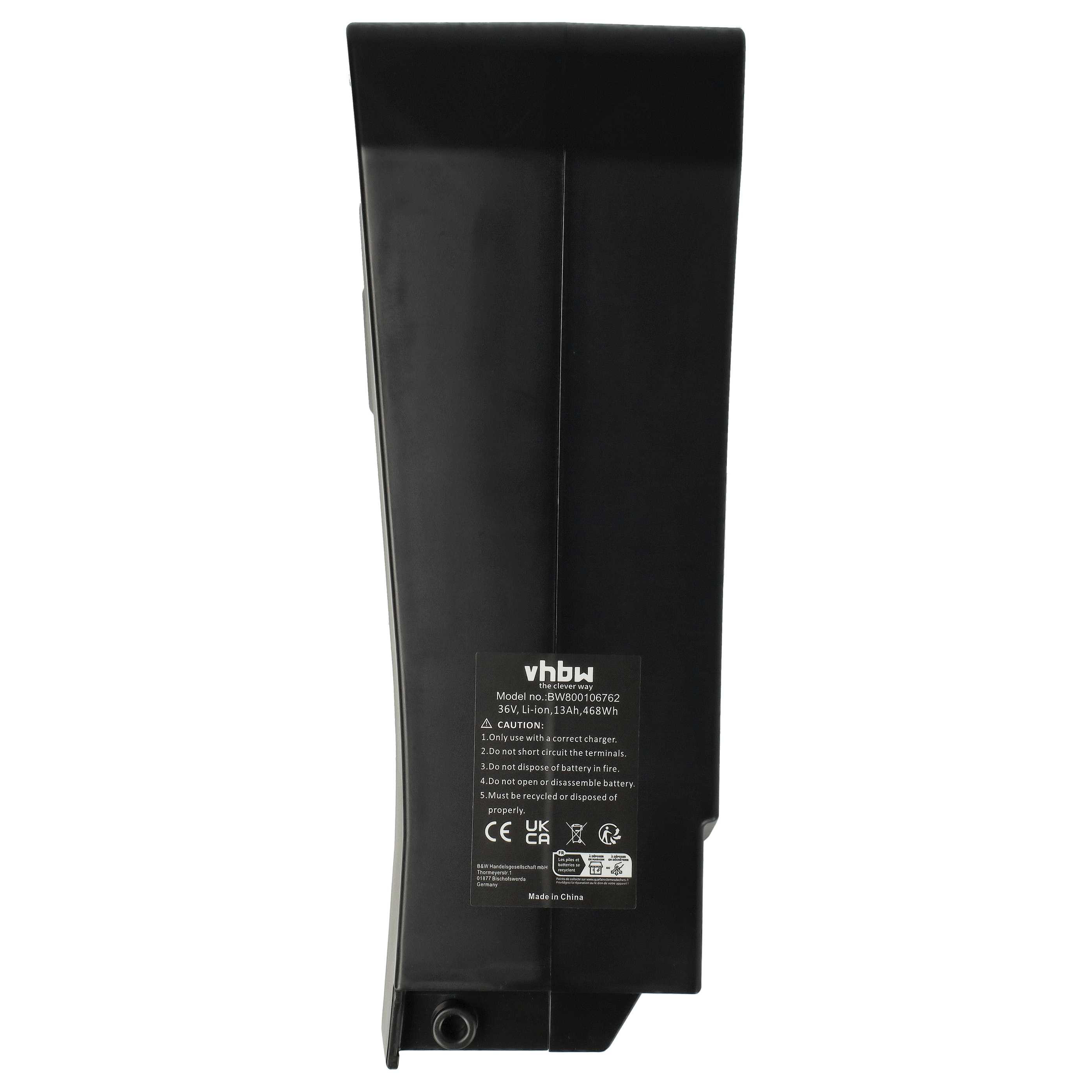 Batterie pour Focus Aventura Impulse Speed 2.0 (Damen) vélo 17Ah 36V
