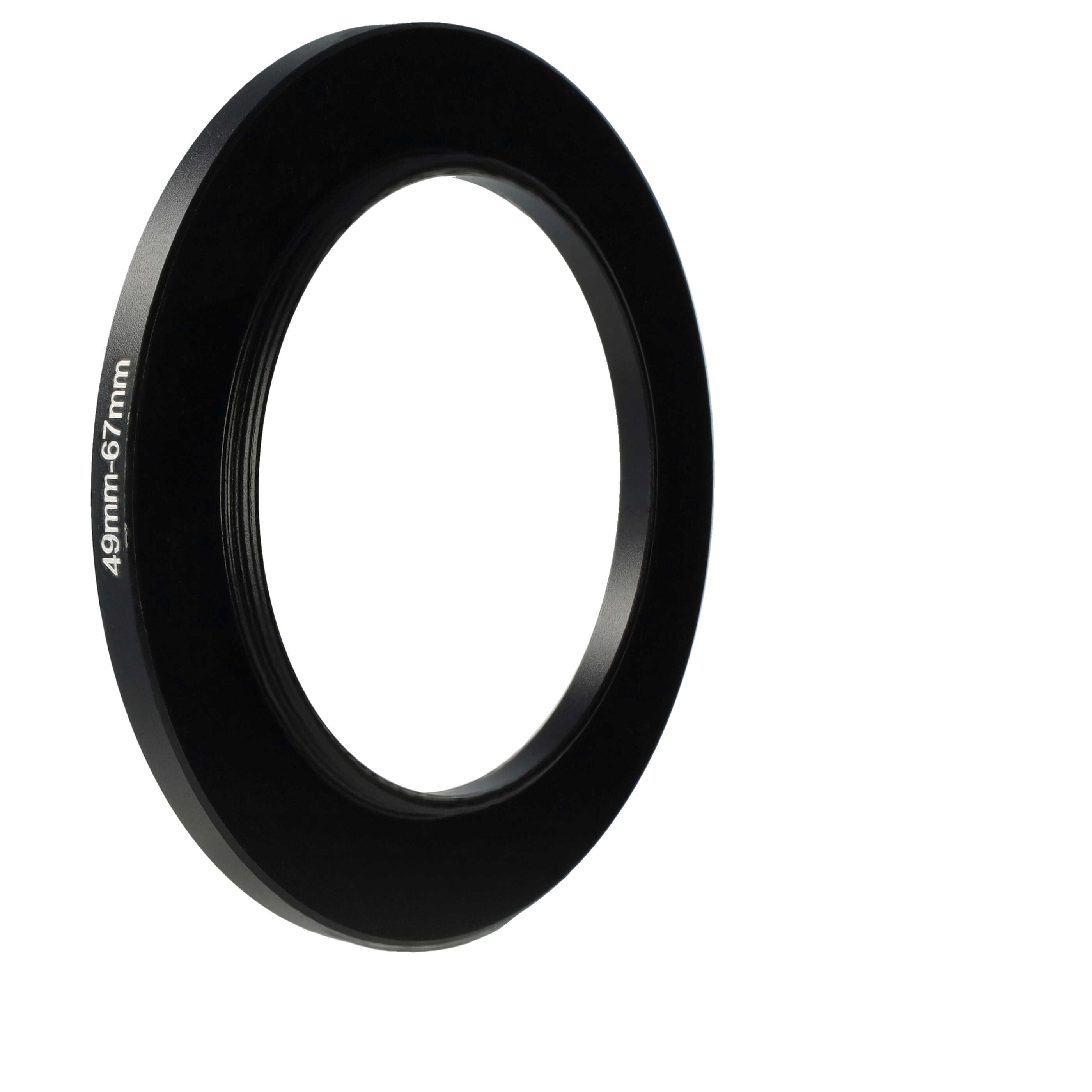 Vhbw Bague D'adaptation De Filtre Step-Up De 49 Mm Vers 67 Mm Pour Objectif D'appareil Photo - Adaptateur, Métal, Noir