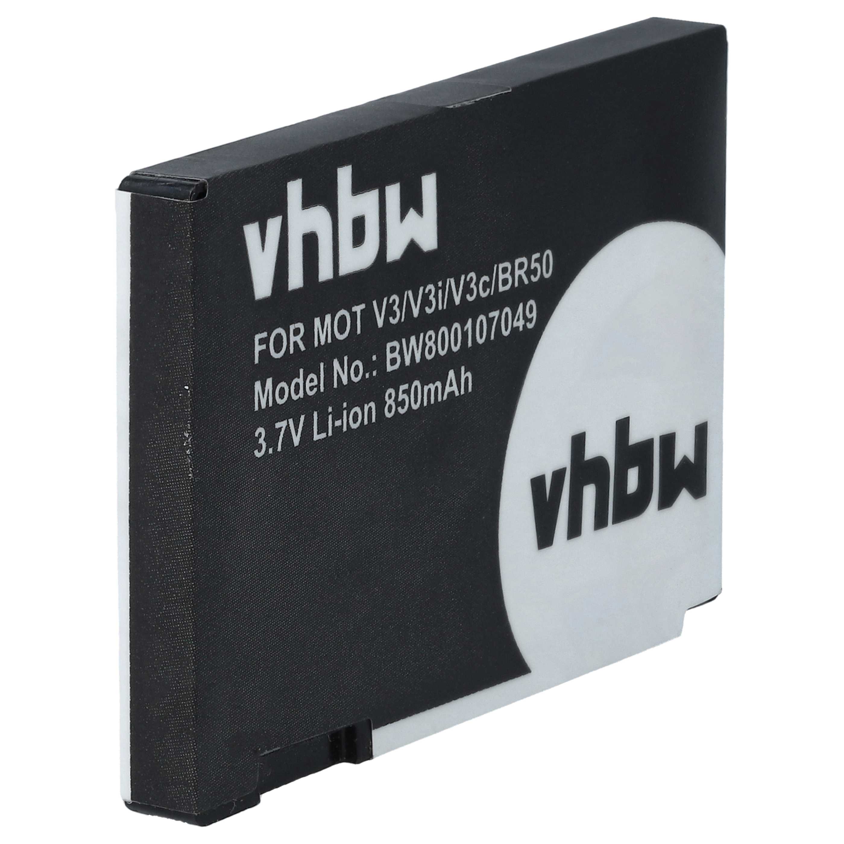 Batterie BR50 Compatible Motorola Razr V3, V3i, V3c, Etc. - 710 MAh, 3,7V - Avec Outil De Remplacement