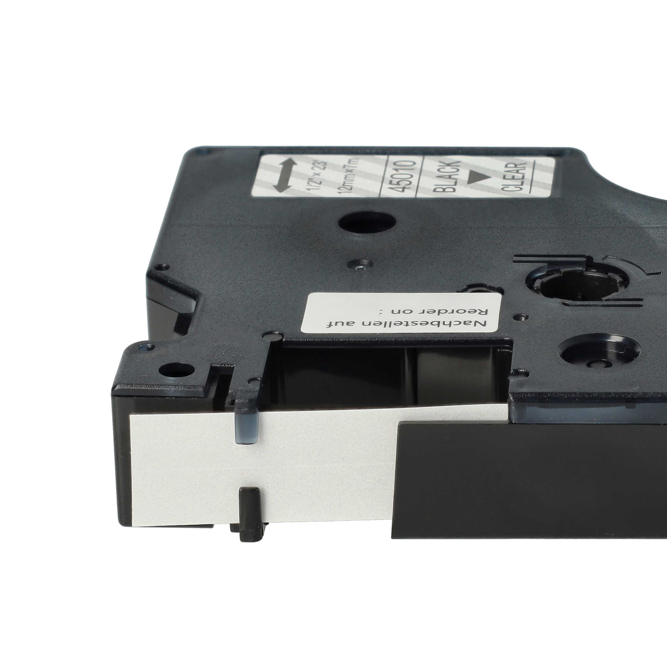 Tape for Dymo 5000 2000 5500 1000+ 1000 4500 3500 Black/Clear - Picture 6 of 9
