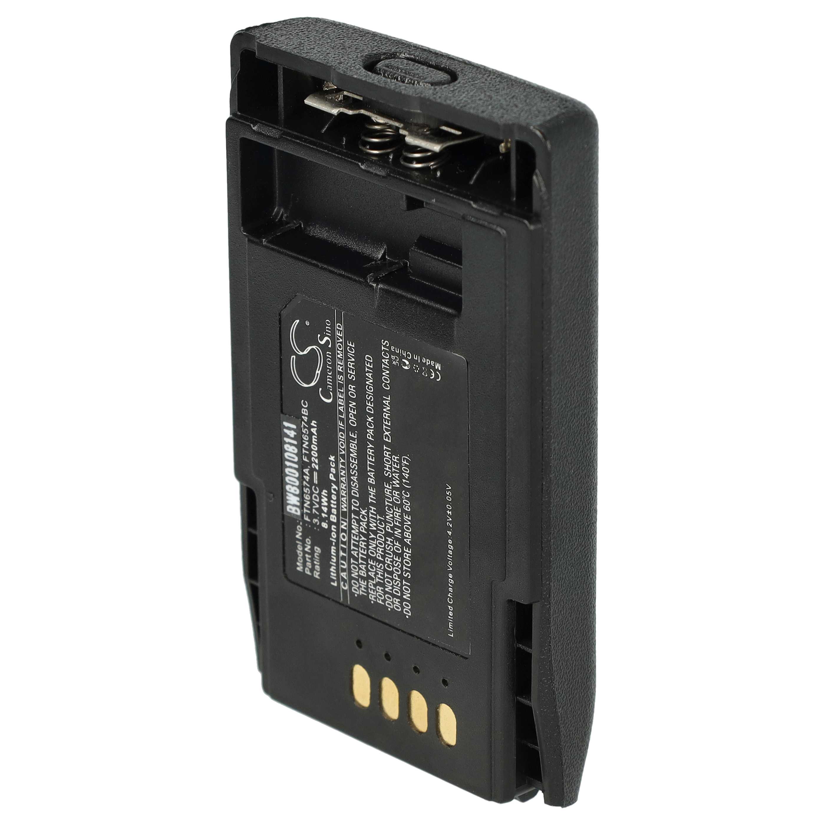 Bateria do Motorola MTP850S MTP800 CEP400 PTX850 MTP850 Zeon 2200mAh 3,7V - Zdjęcie 8 z 9