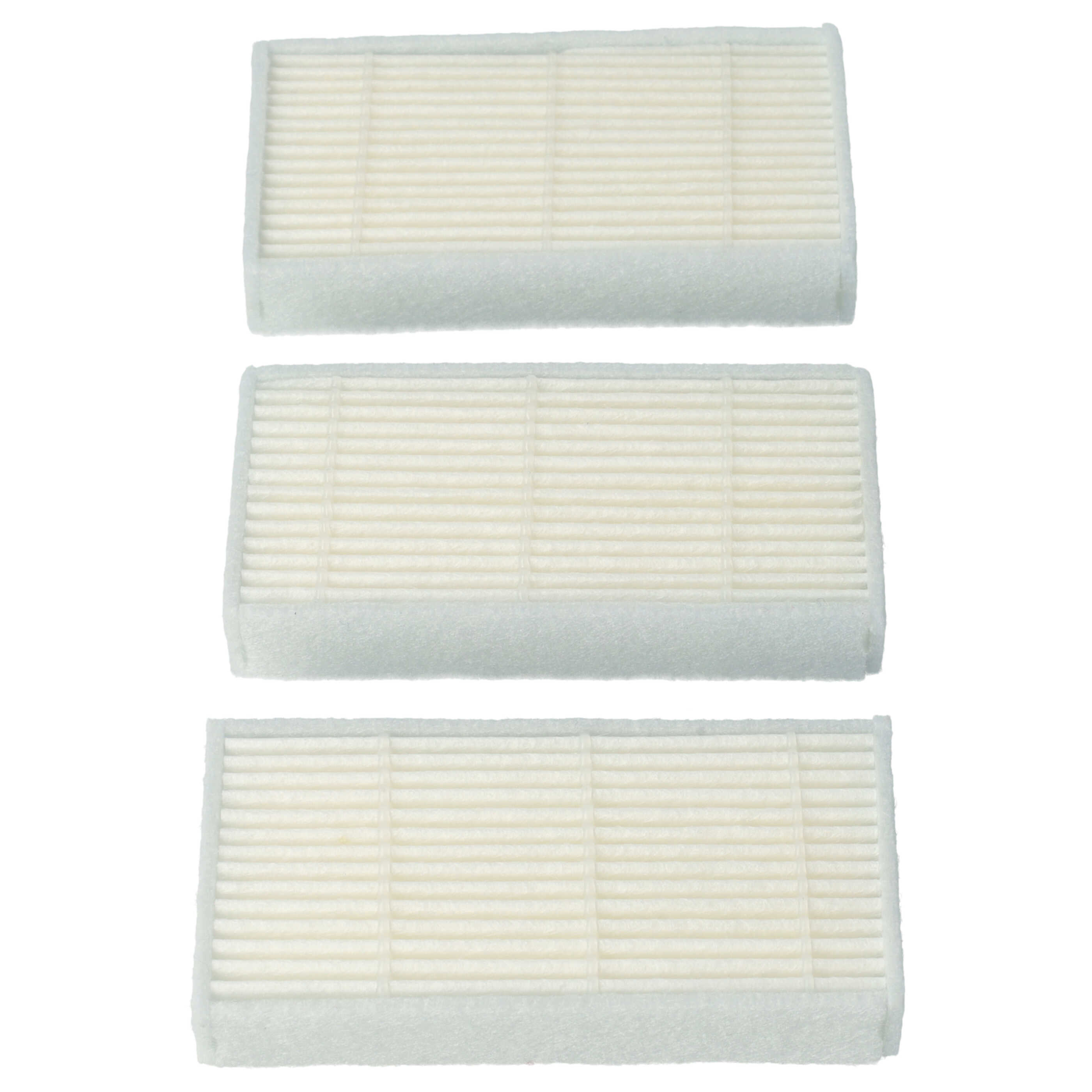 vhbw 3x Filtro compatible con Sichler PCR-2000, NC-5725-919 aspiradora - filtro Hepa blanco