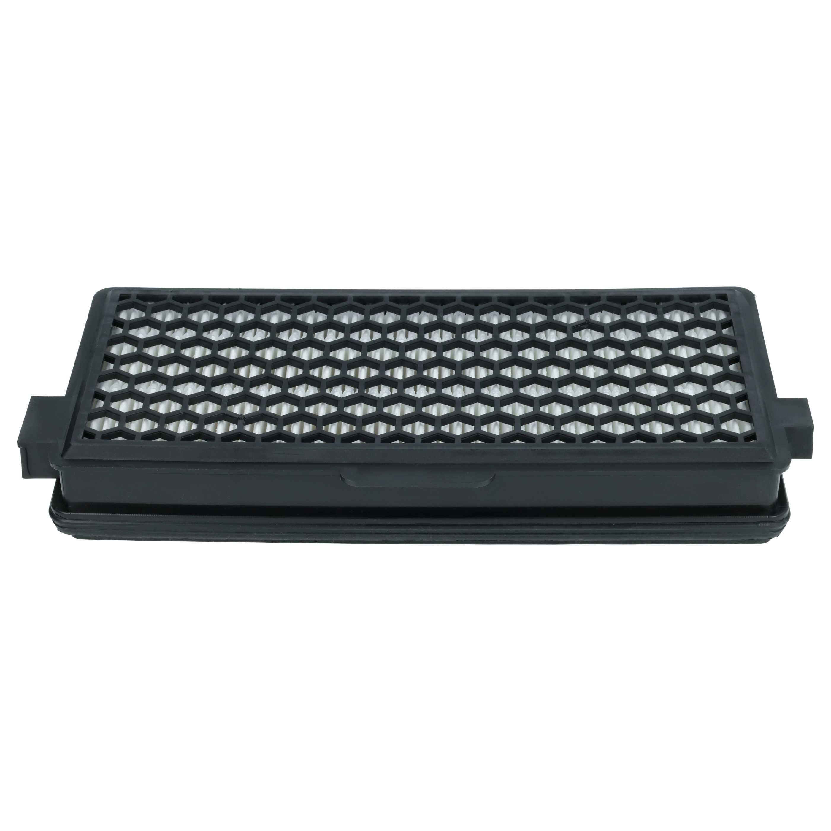 vhbw 2x filtro compatibile con Miele Complete C3 Black Diamond EcoLine aspirapolvere - filtro HEPA/ai carboni attivi nero/bianco
