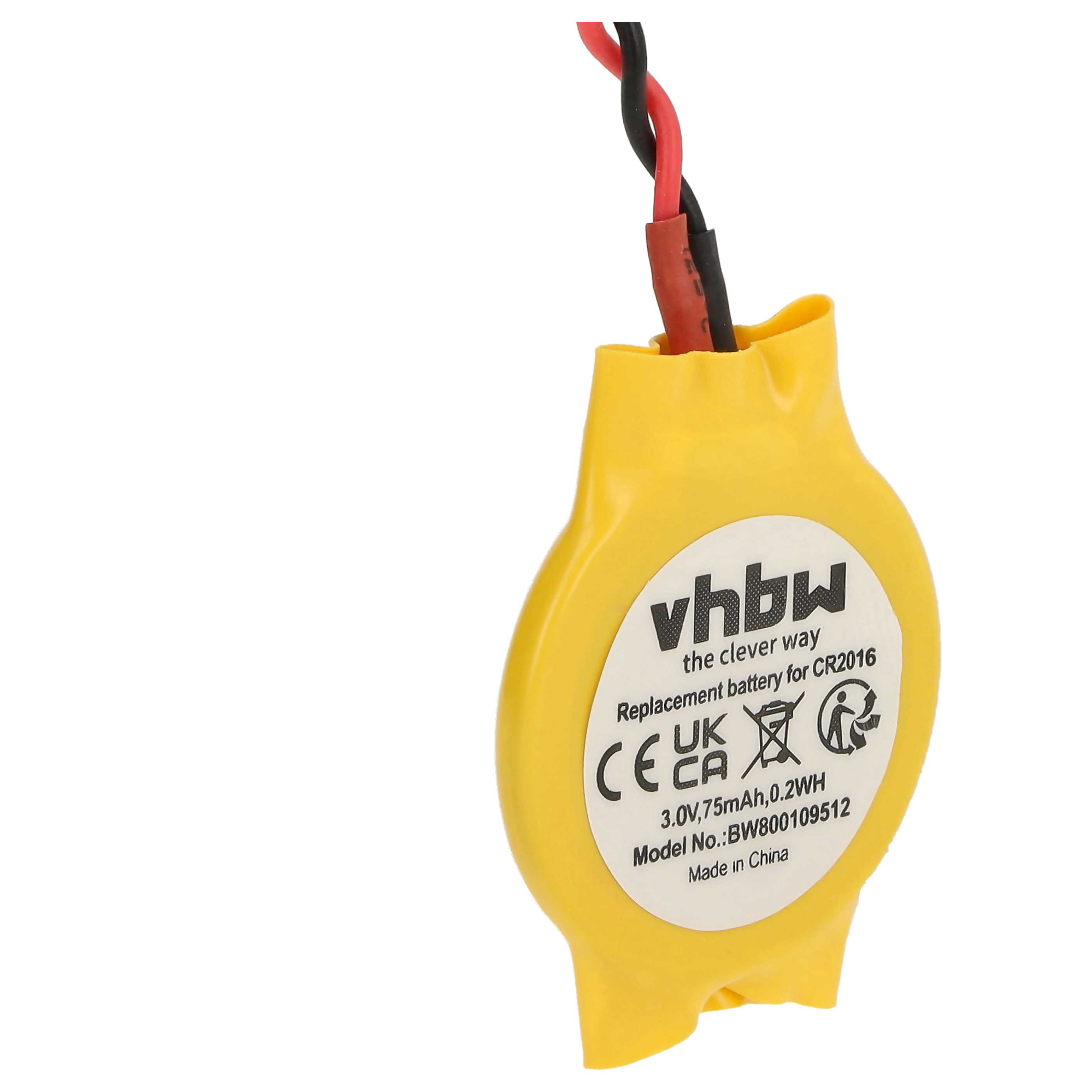 vhbw Pile BIOS Ordinateur Portable Compatible avec HP Pavilion DV6000, DV6300, DV6100, DV6500, DV6200, DV9000, DV6700 (200mAh, 3V, Li-ION