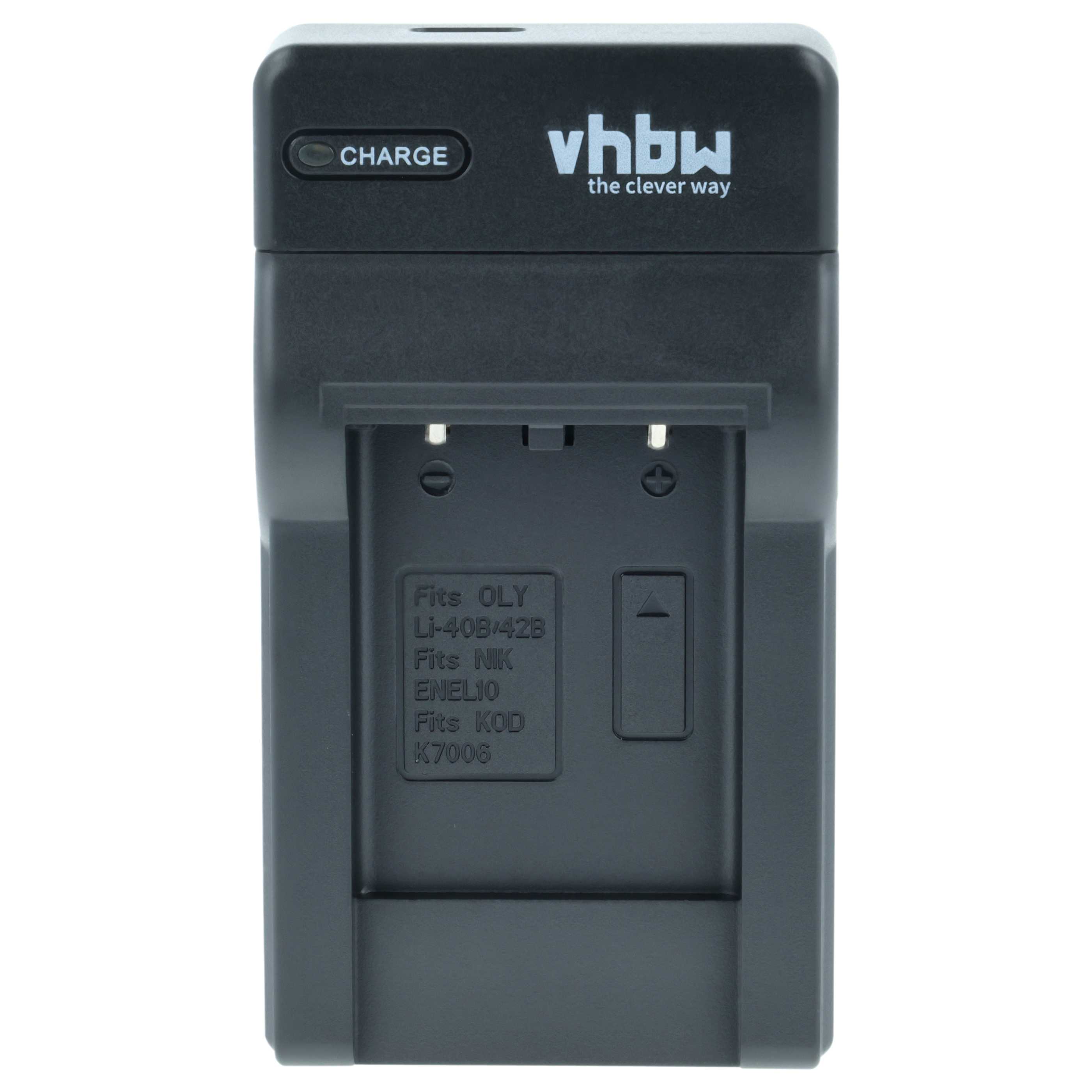 vhbw Caricabatterie USB compatibile con Fotocamera Aldi Traveler IS-12, IS12