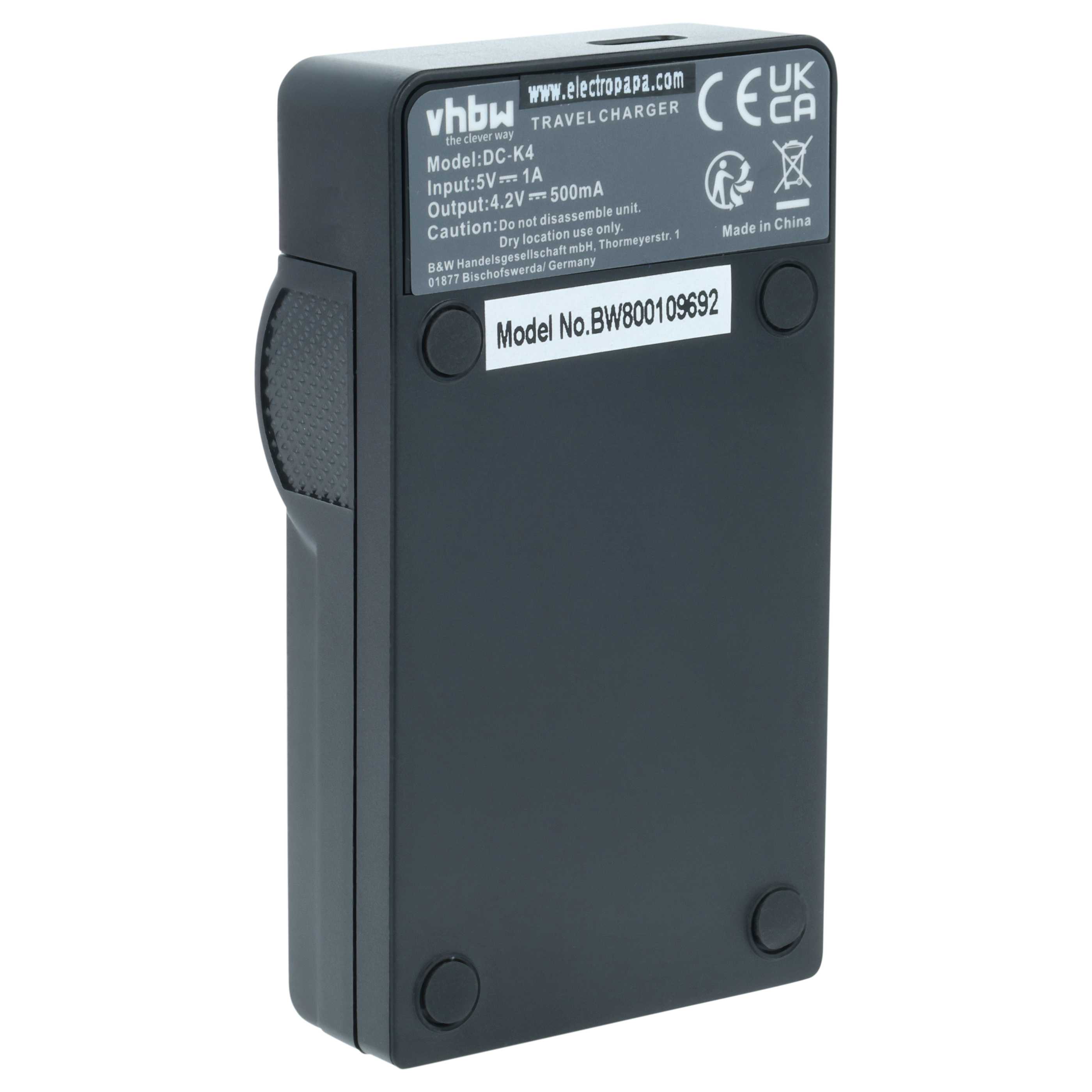 Caricabatterie BOKA Per Batterie Fujifilm NP-40, NP-45, NP-45S, NP-48, NP-50, NP-60, NP-70, NP-95, NP-120